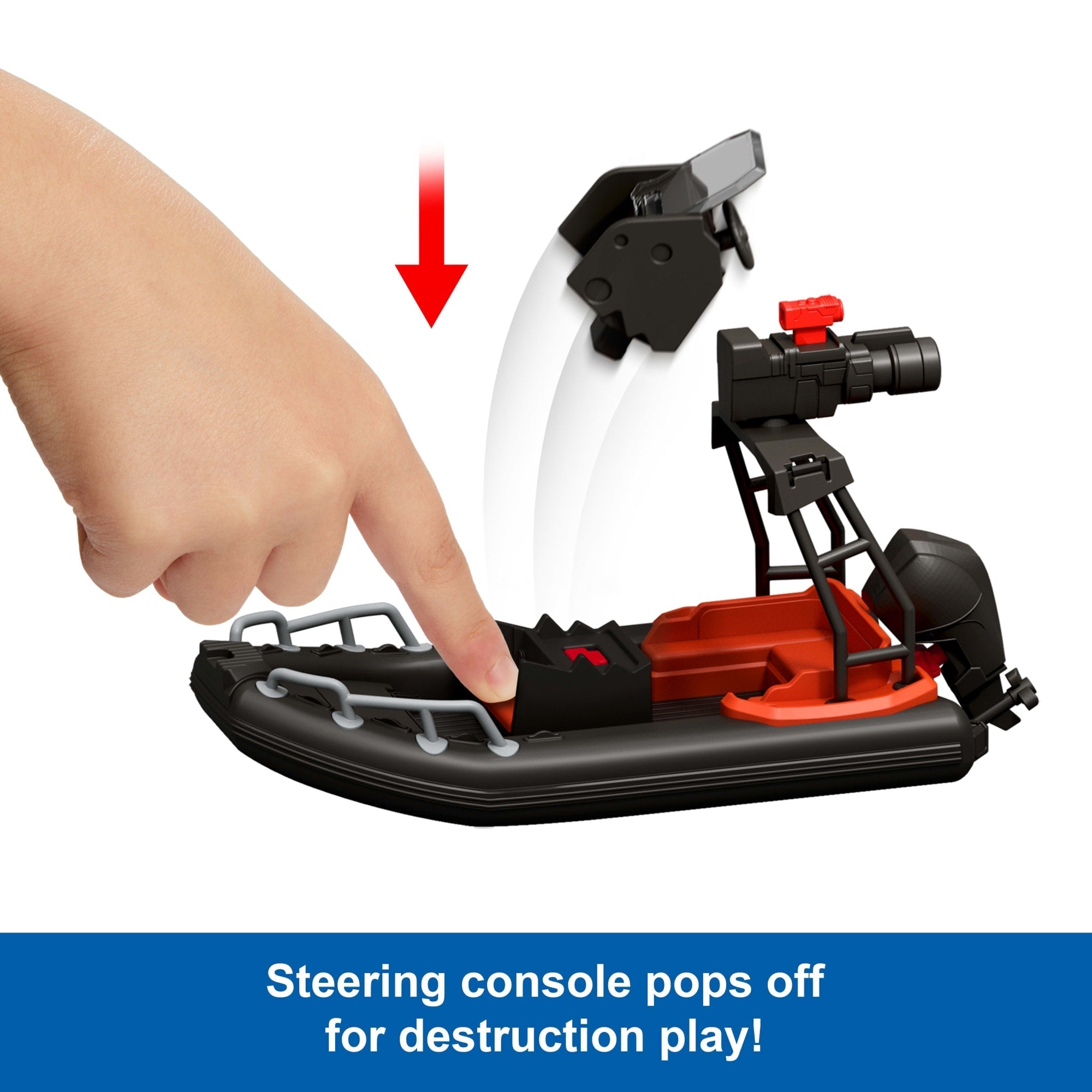 Jurassic World Rebirth Storypack With Raft, Distortus Rex, Adult, Child & Aquilops, Island Escape