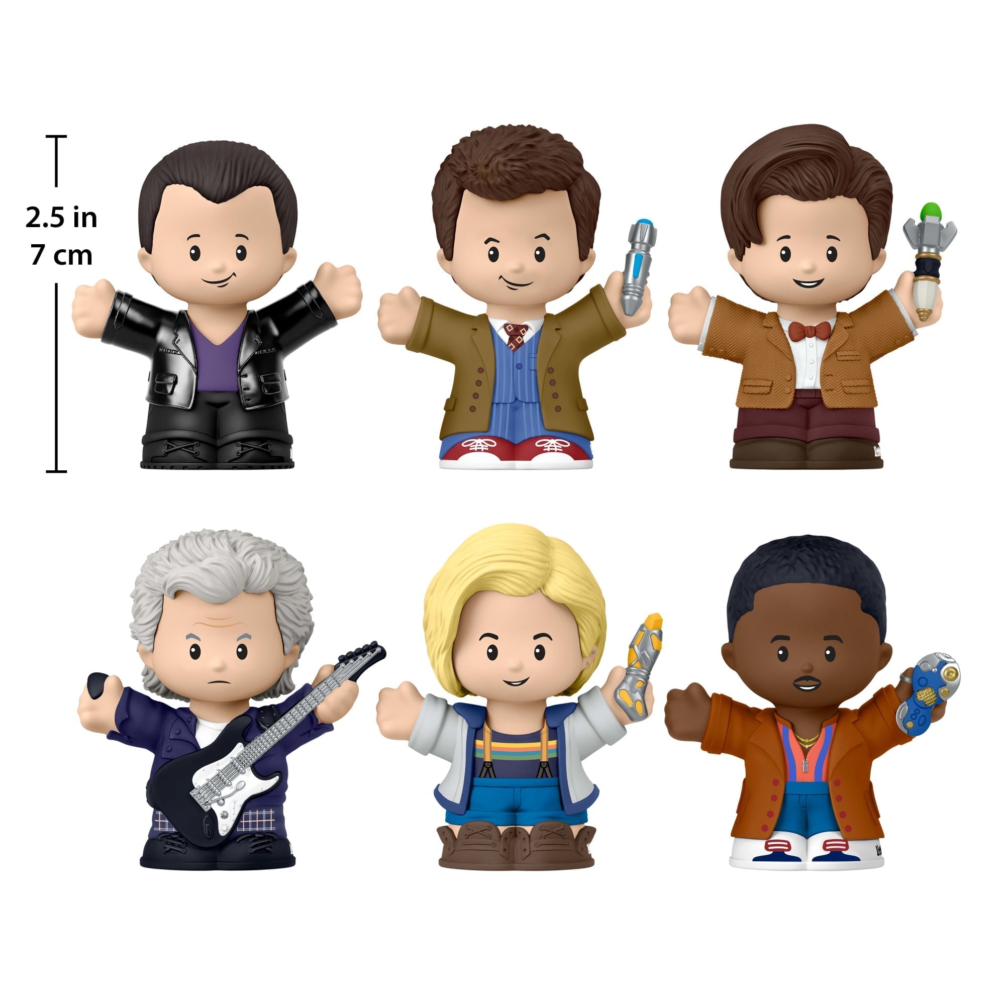 Little People Collector Doctor Who Tv Series Special Edition Set For Adults & Fans, 6 Figures