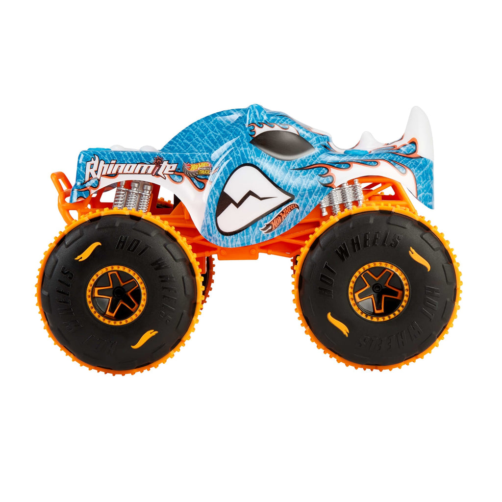 Hot Wheel  Monster Trucks  Échelle1:24  Rhinomite Rc, à Piles