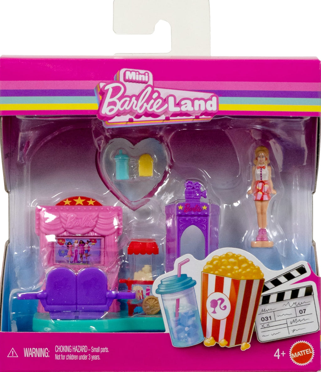 Barbie Mini Barbie Land Doll House Playsets With 1.5-Inch Doll, Furniture & Accessories