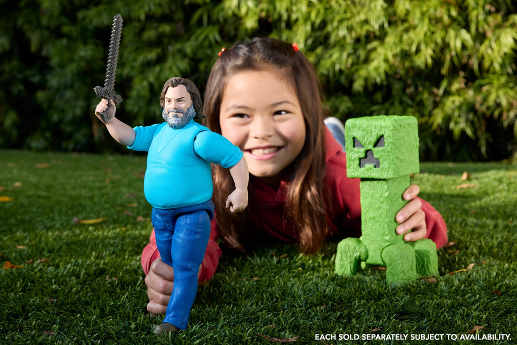 Minecraft Creeper Large-Scale Action Figure, 12-Inch Character Collectible Inspired By The Movie