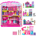 Barbie Mini Barbie Land Dreamhouse & 3 Playsets With 4 1.5-inch Dolls, Furniture & Accessories