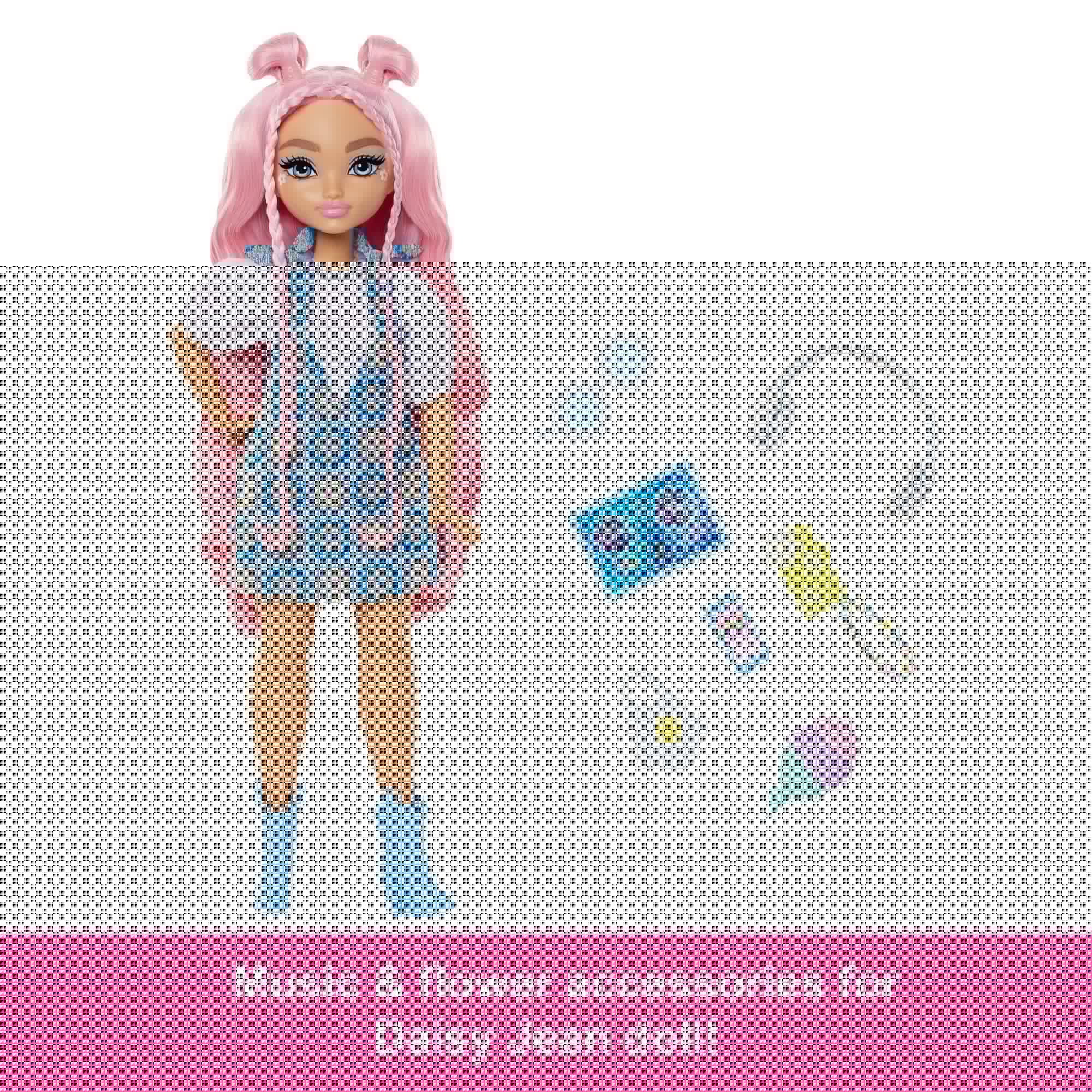 Barbie Dream Besties Daisy Jean Fashion Doll With 9 DJ & Music Themed Accessories