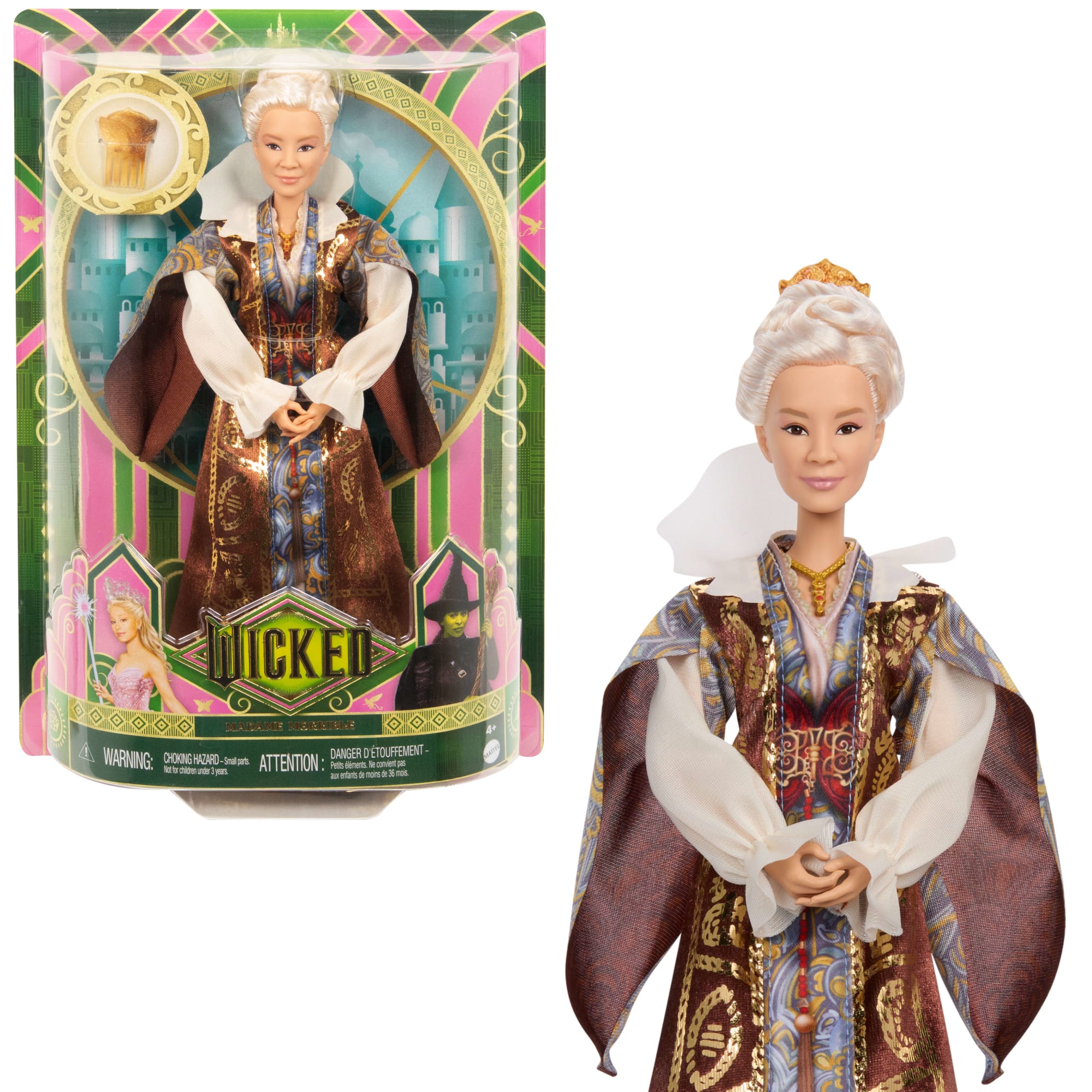 Universal Pictures’ Wicked Madame Morrible Fashion Doll With Removable Fashions & Accessories