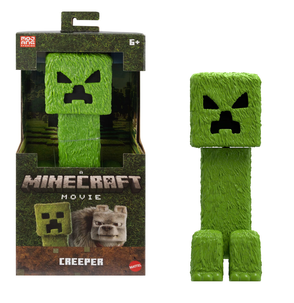Minecraft Creeper Large-Scale Action Figure, 12-Inch Character Collectible Inspired By The Movie