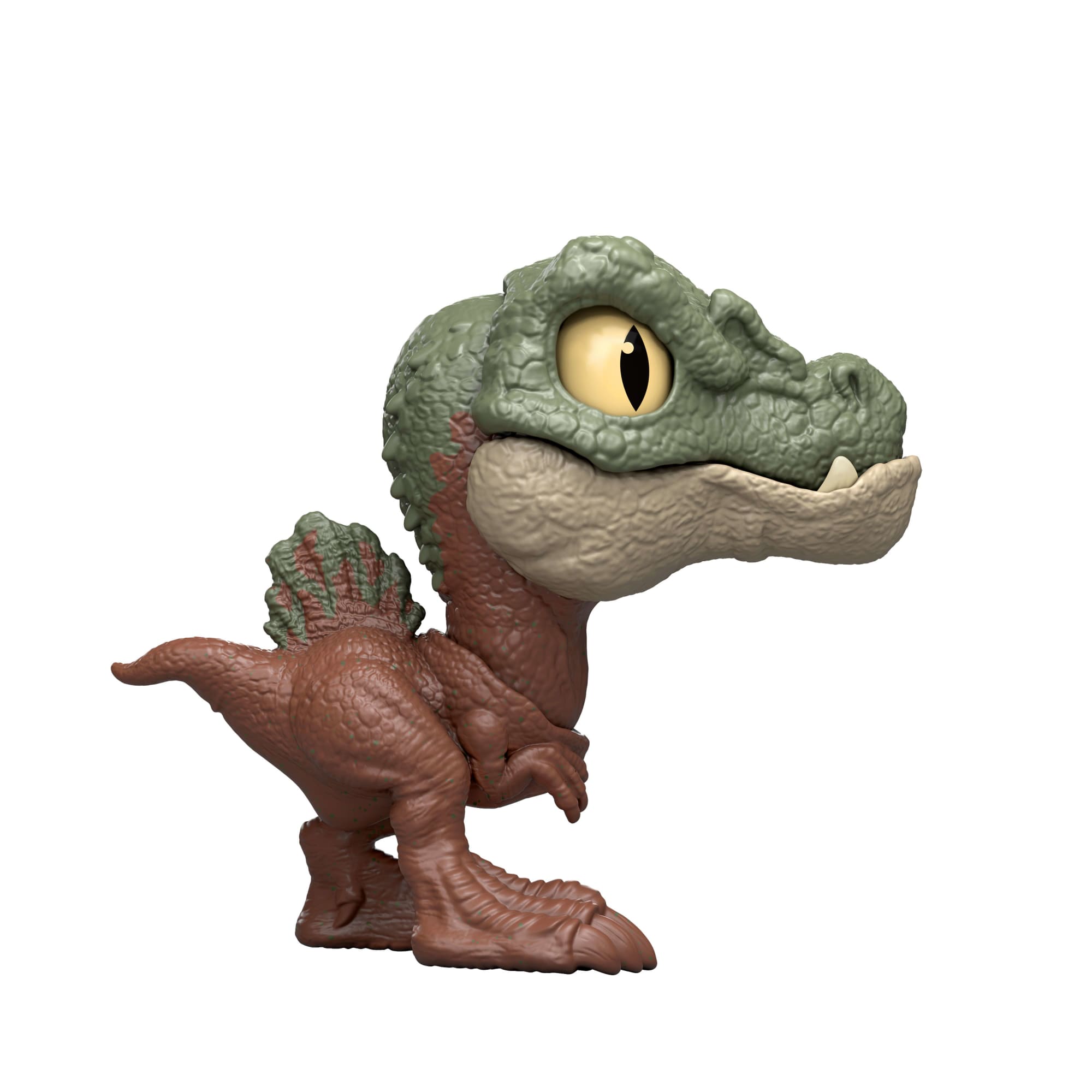 Jurassic World Mighty Little Biters Dinosaur Toy With Bite Action, Eye Change, Collectible Figure