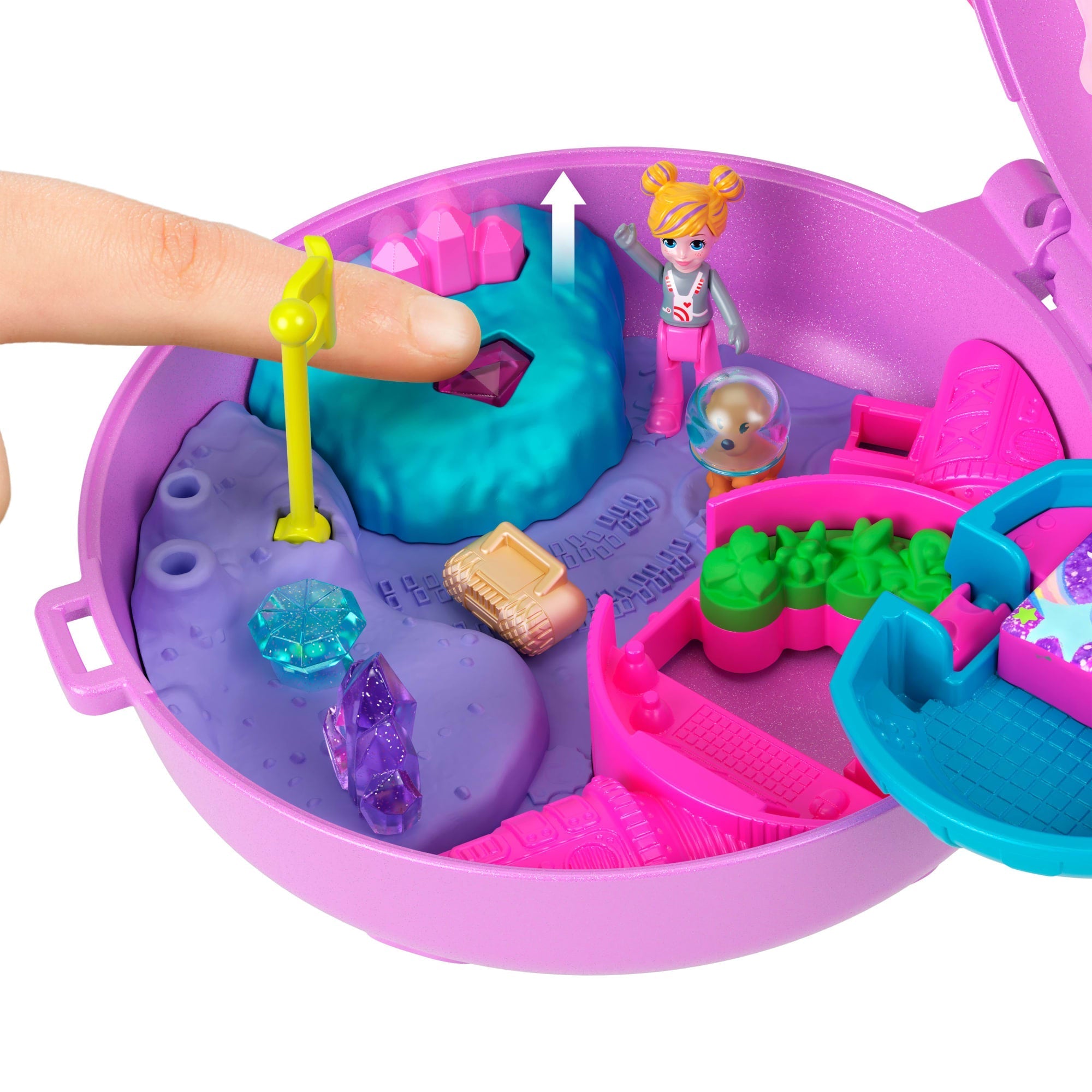 Polly Pocket Conjunto de Brinquedo Compacto do Planeta Polly