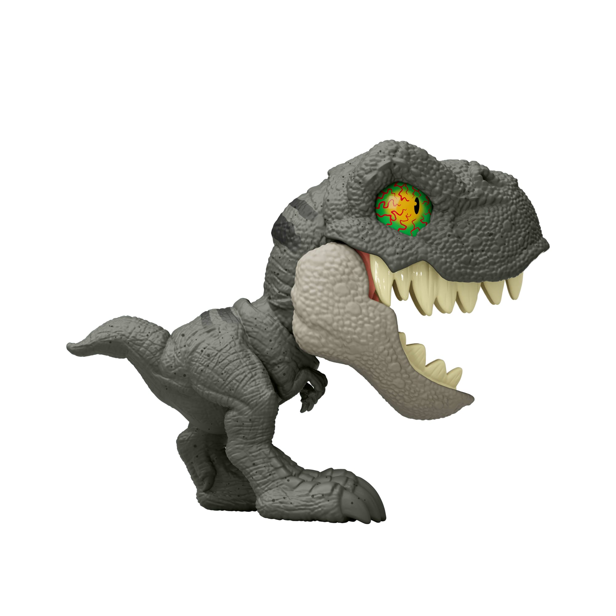 Jurassic World Mighty Little Biters Dinosaur Toy With Bite Action, Eye Change, Collectible Figure