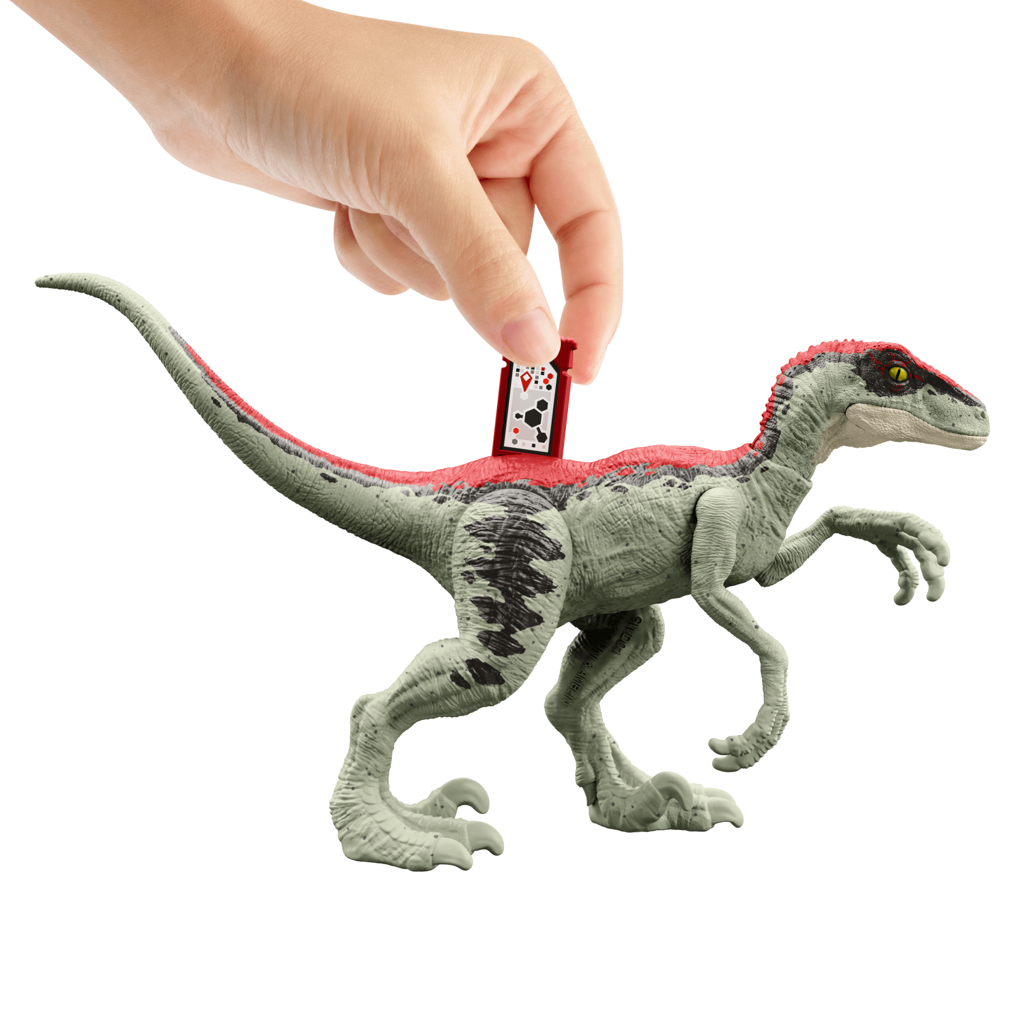 Jurassic Park ’93 Classic Dennis Nedry Action Figure, Motorcycle & Dinosaur Toy Set, 3.75-in Scale