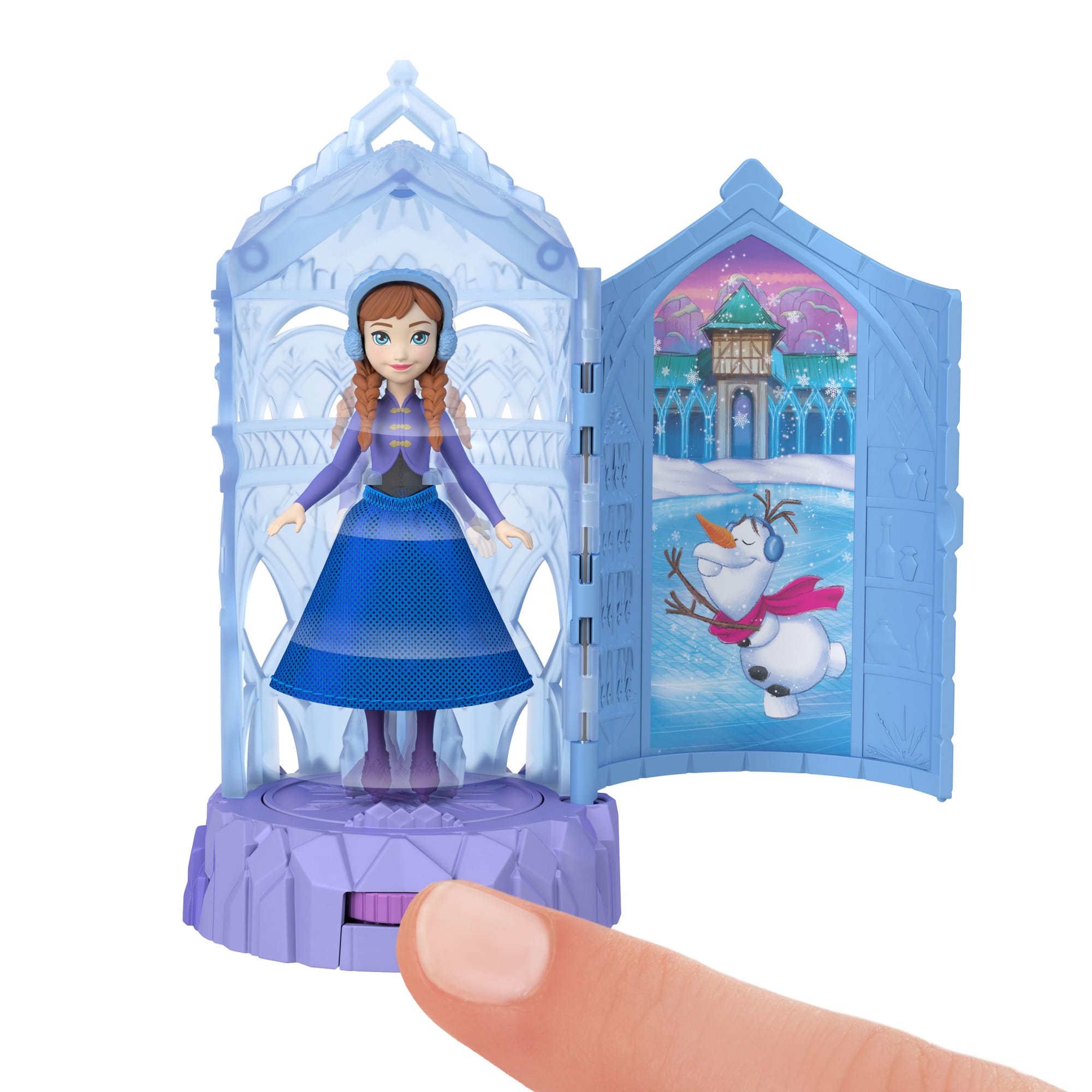 Disney Frozen Conjunto de Brinquedo Castelo de Gelo Spin Surprise