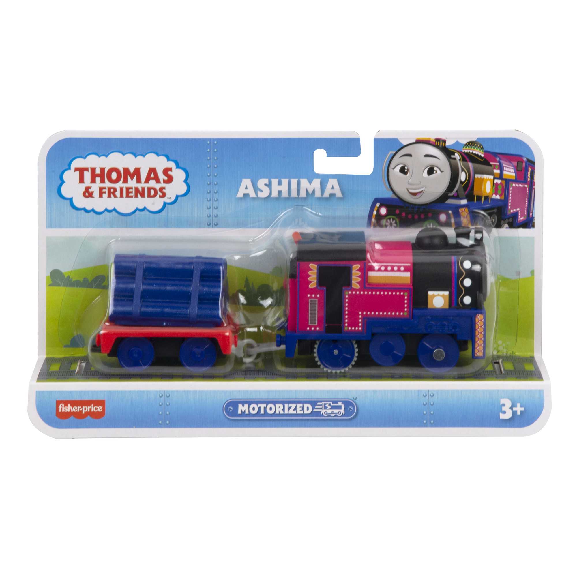 Thomas And Friends Ashima Toy Train, Motorized Engine With Cargo For Preschool Kids