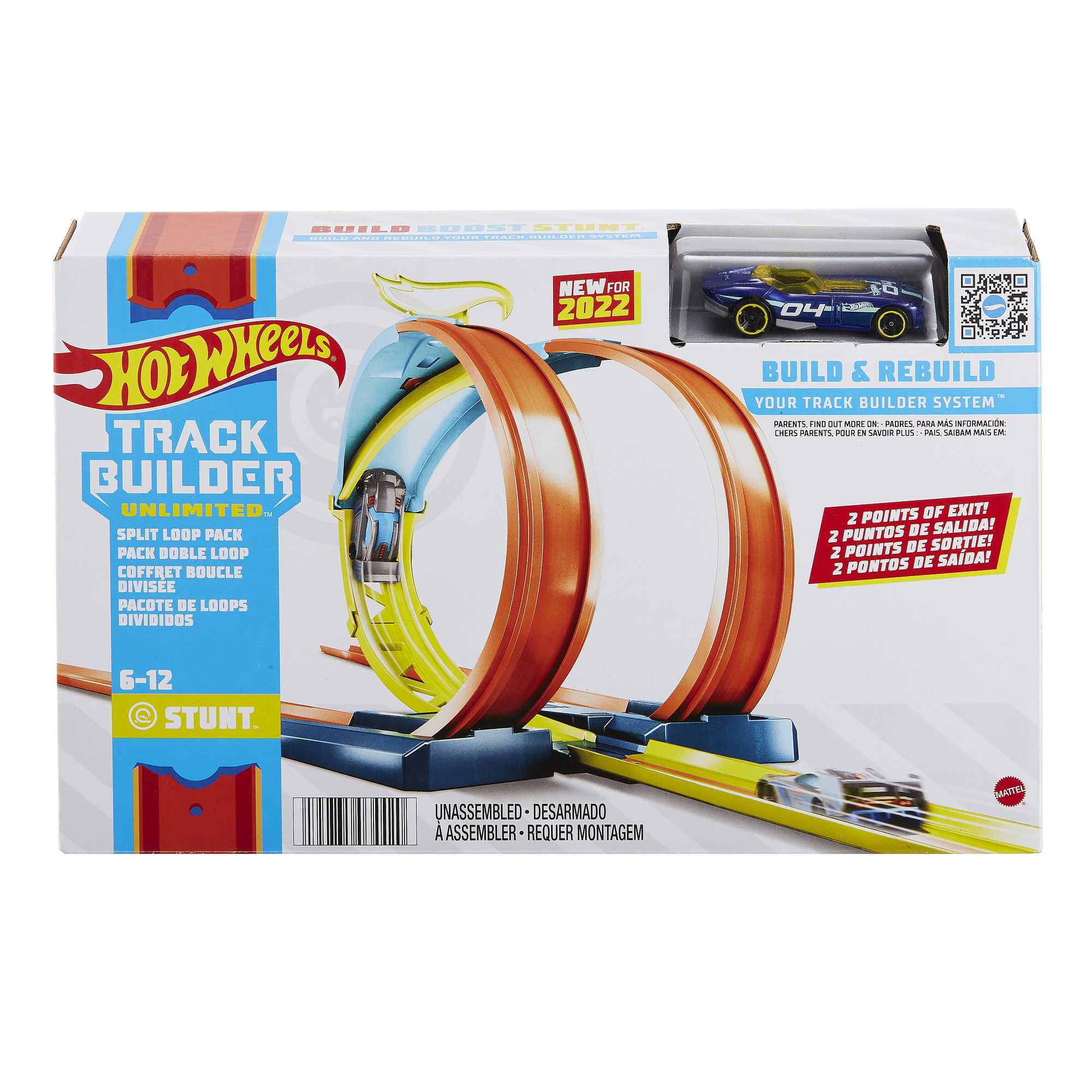 Hot Wheels Track Builder Unlimited Coffret Double Looping
