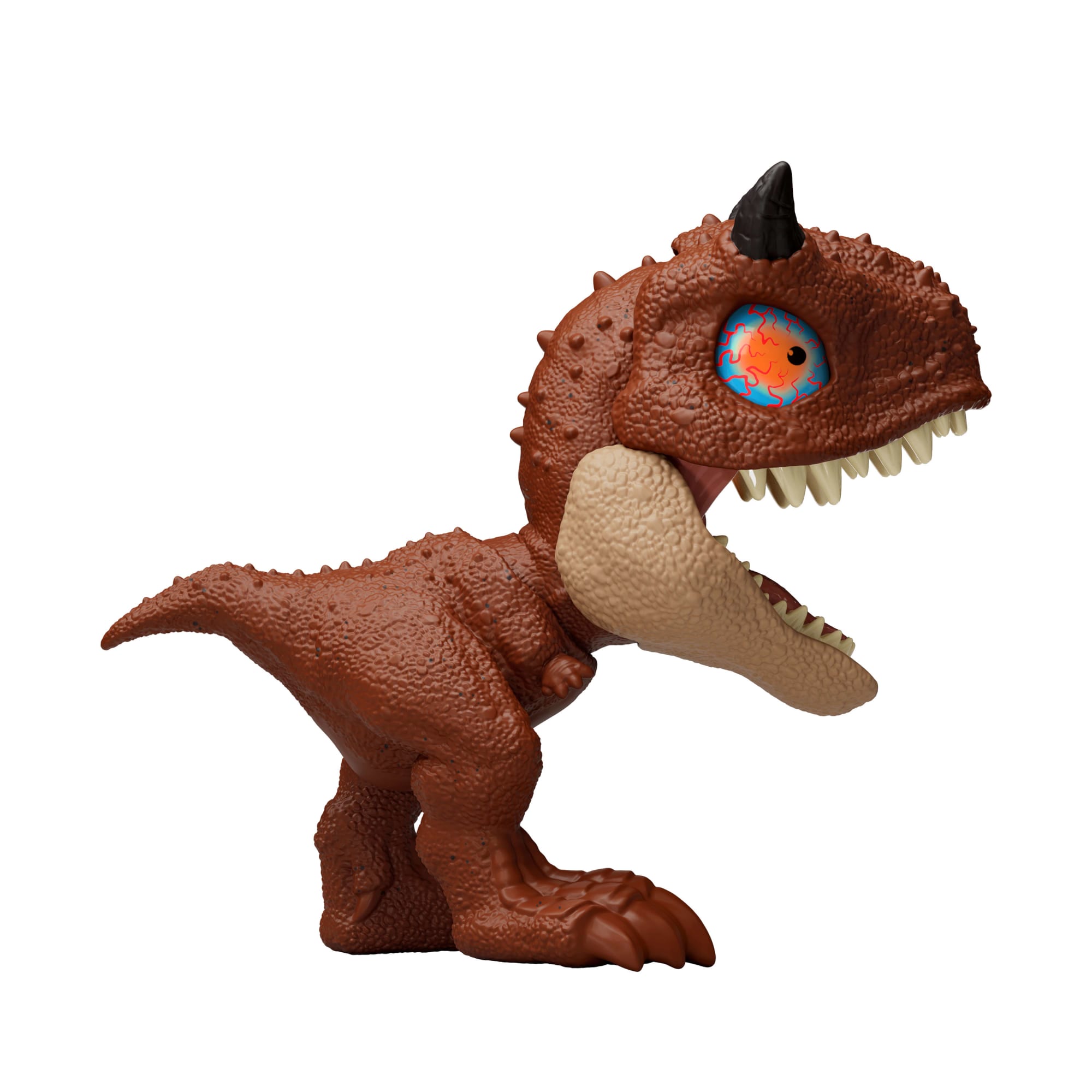 Jurassic World Mighty Little Biters Dinosaur Toy With Bite Action, Eye Change, Collectible Figure