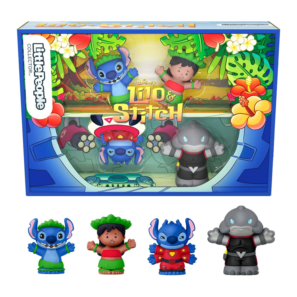 Little People Collector Disney Lilo & Stitch Special Edition Set For Adults & Fans, 4 Figures