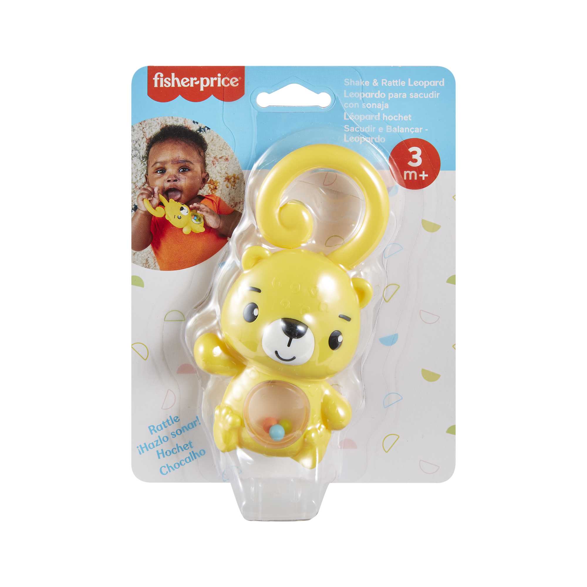 Fisher-Price Baby Chocalho para Bebês Sensimals Lontra