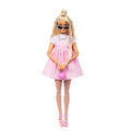 Barbie Fashionista Muñeca Deluxe Vestido Rosa con Moño