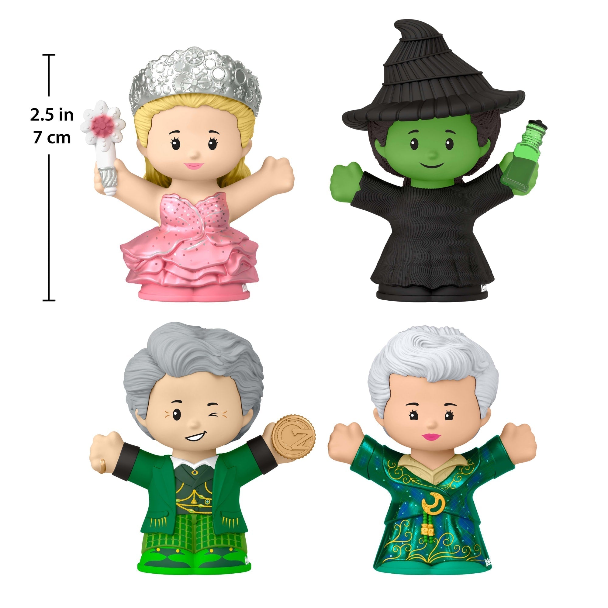 Little People Collector Wicked The Musical Movie Special Edition Set For Fans, 4 Figures