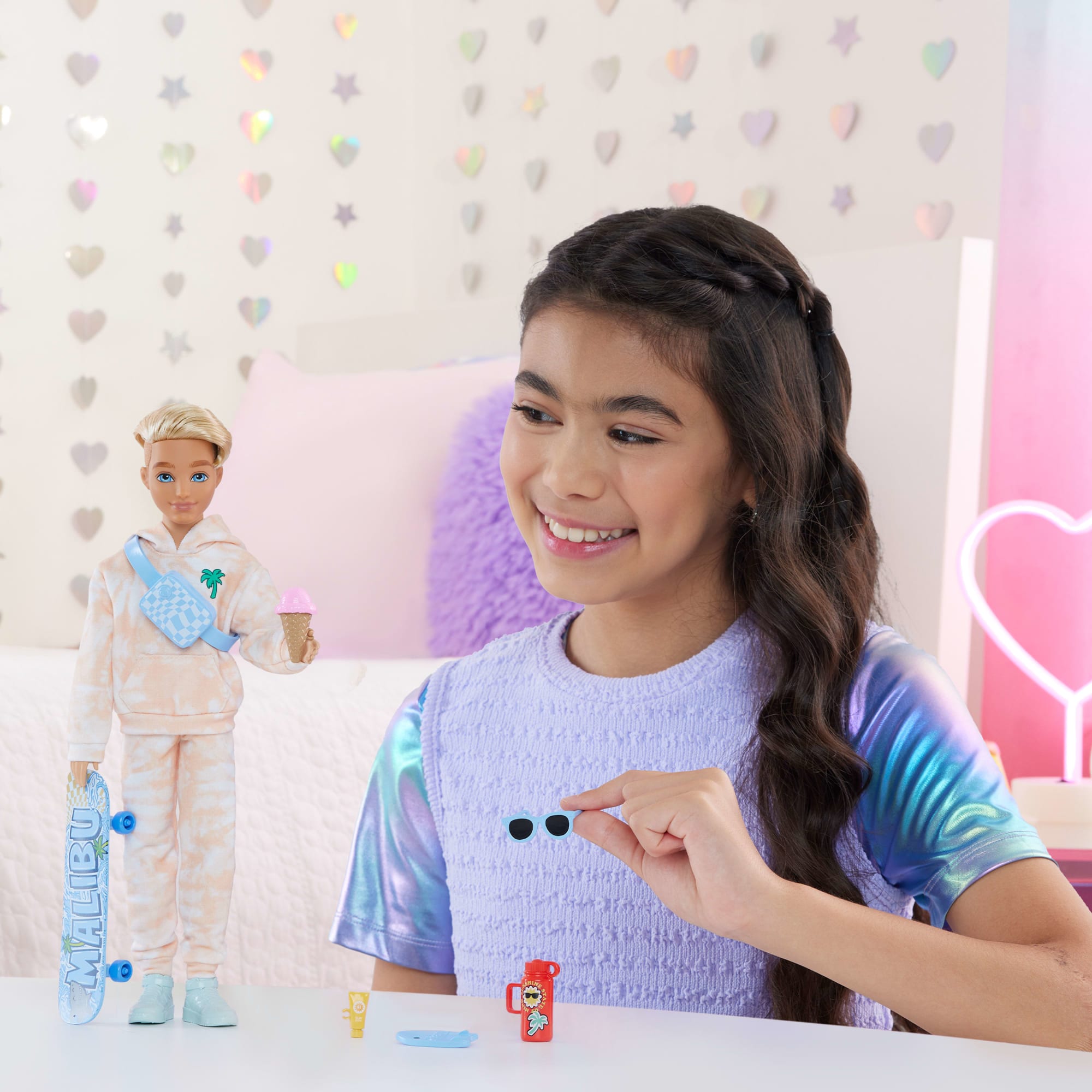 Barbie  Équipe de Rêve  Poupée  Ken, 9 Accessoires