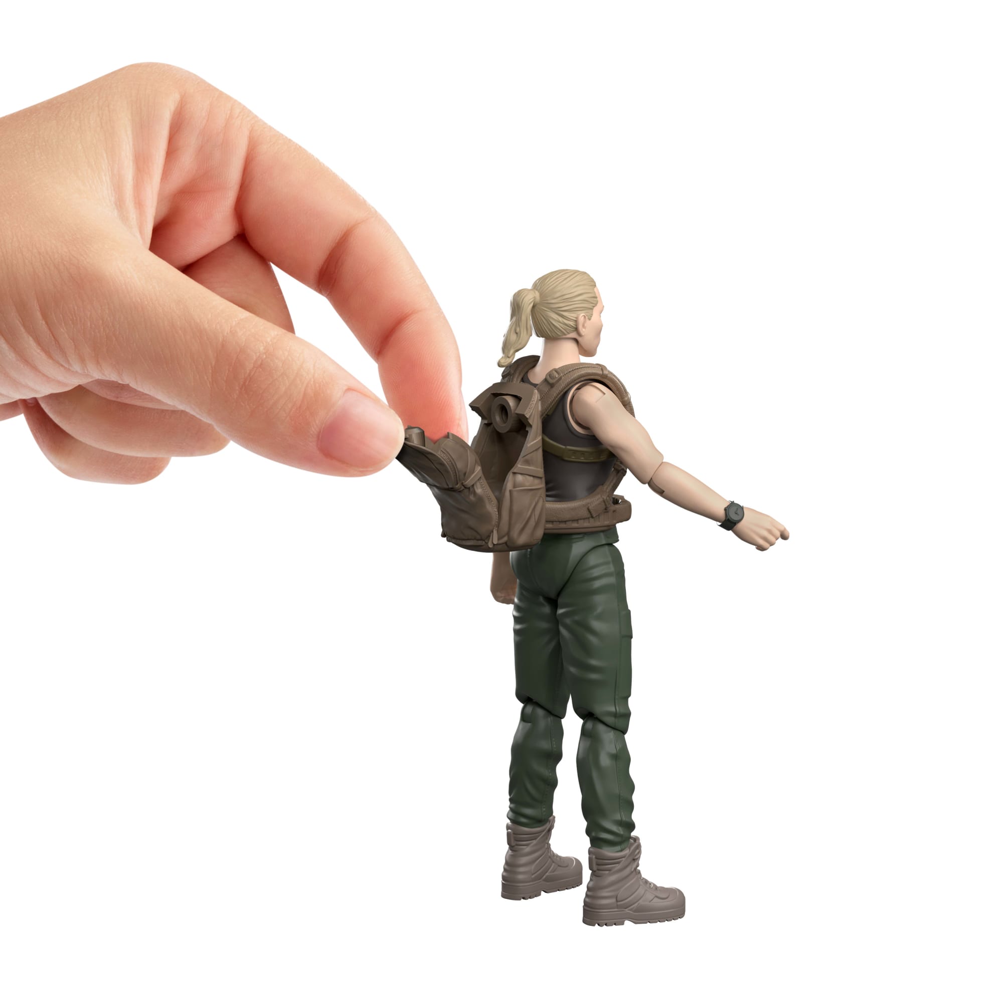 Jurassic World Rebirth Zora Bennett & Velociraptor Figures Pack, Movie Authentic 3.75 Inch Scale