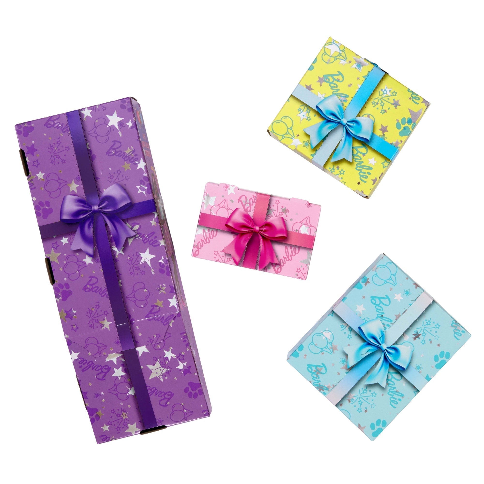 Barbie Party Unboxed Boneca Festa de Animais Vestido Roxo