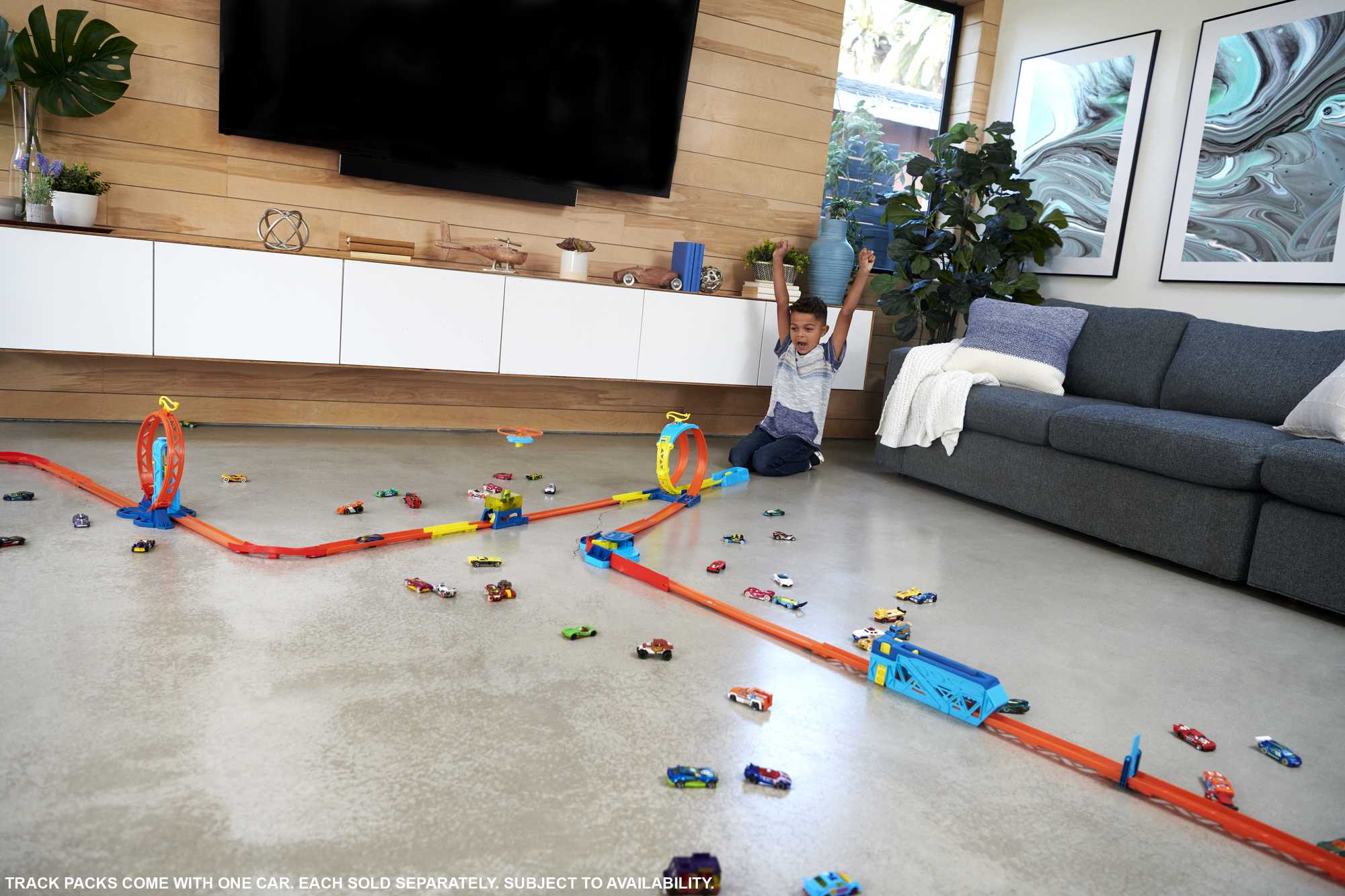 Hot Wheels Track Builder Unlimited Coffret Double Looping