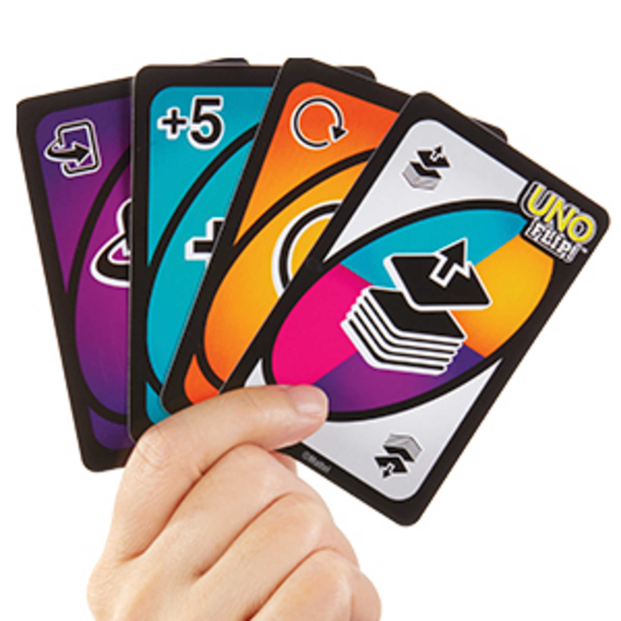 UNO Flip! Card Game With Double-Sided Deck For Families & Game Nights