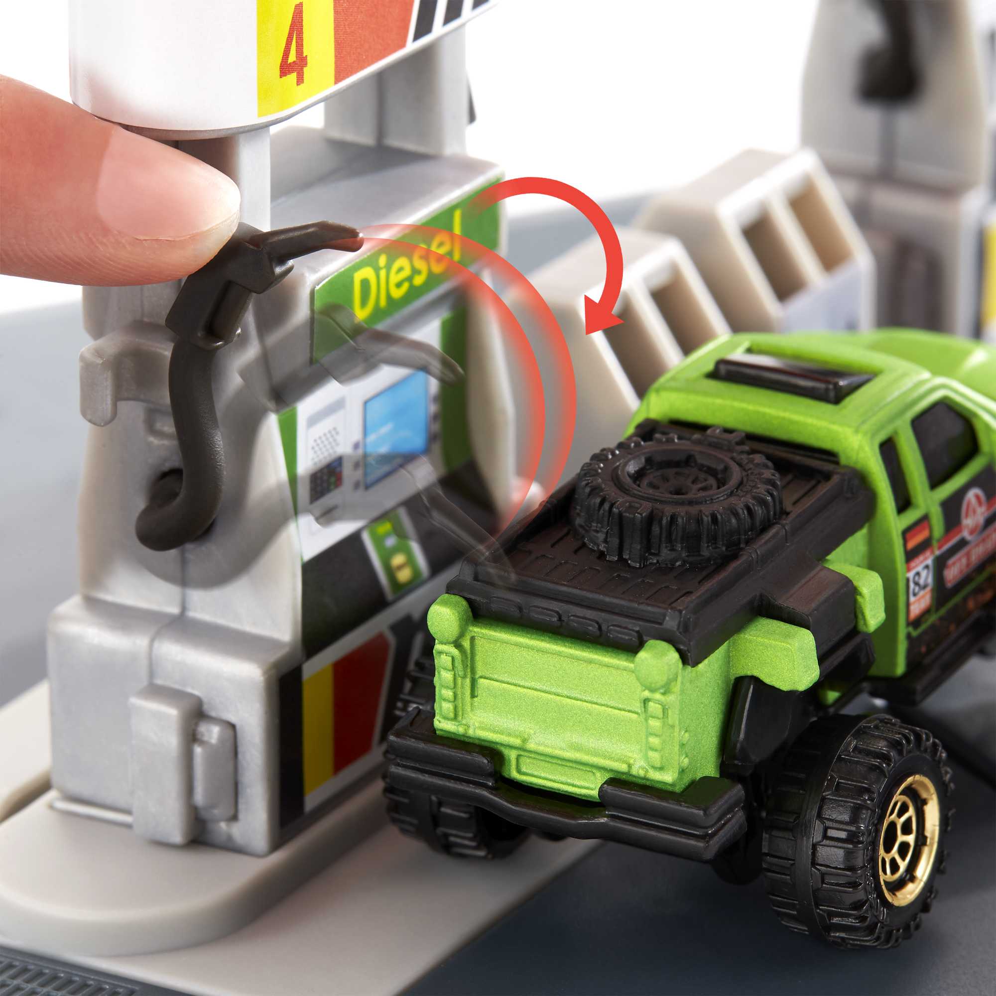 Matchbox Conjunto de Brinquedo Ação Posto de Gasolina