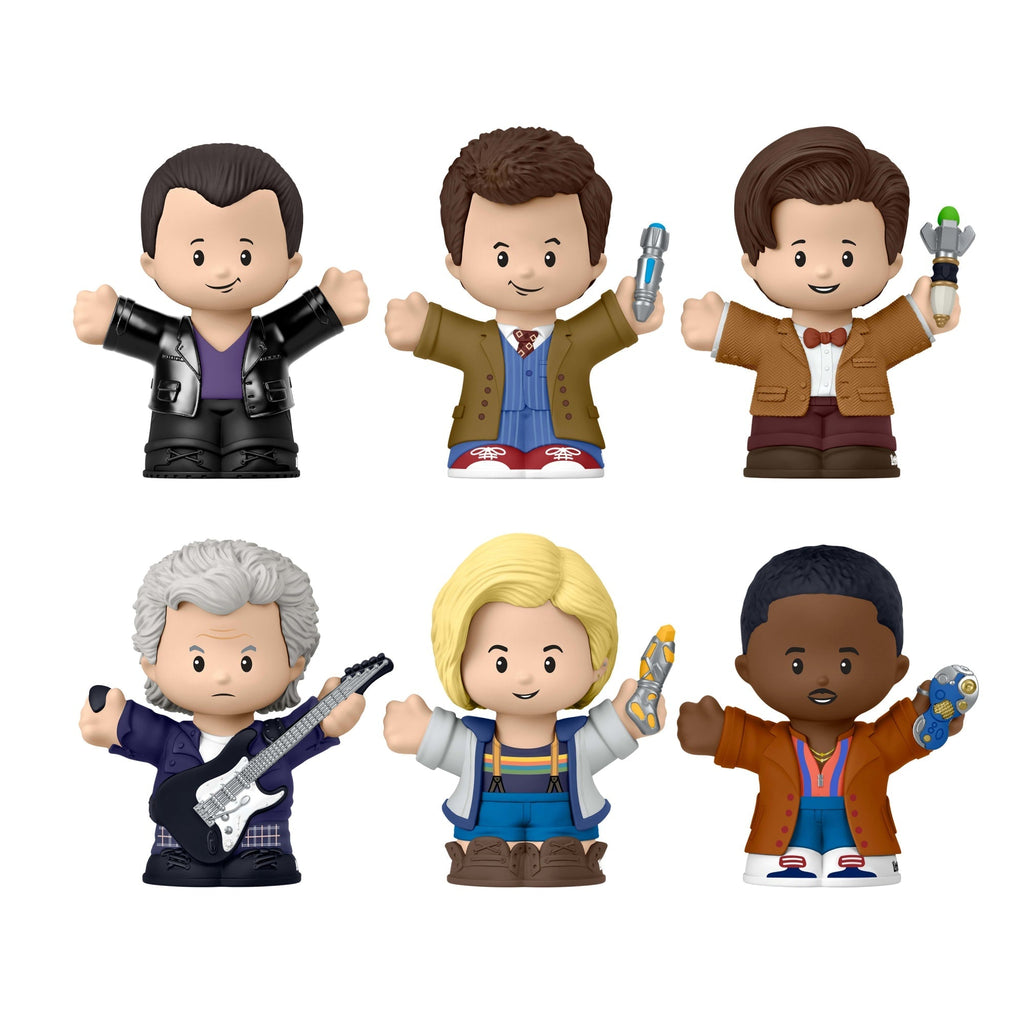 Little People Collector Doctor Who TV Series Special Edition Set For Adults & Fans, 6 Figures