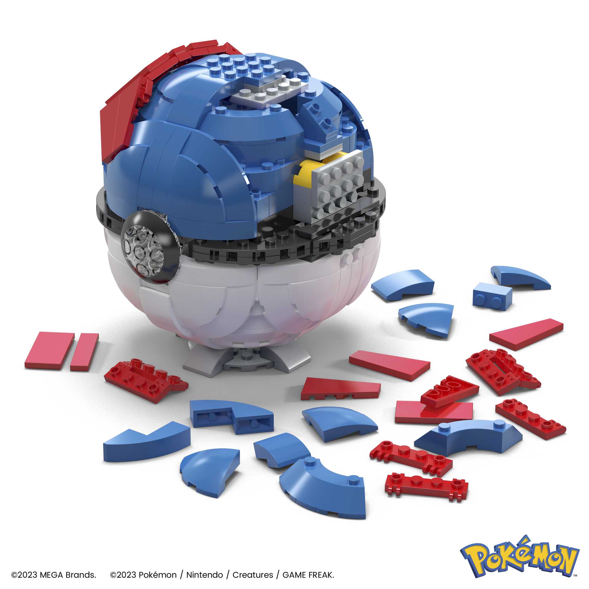 MEGA Pokémon Jumbo Great Ball Building Kit With Lights (299 Pieces), For Collectors