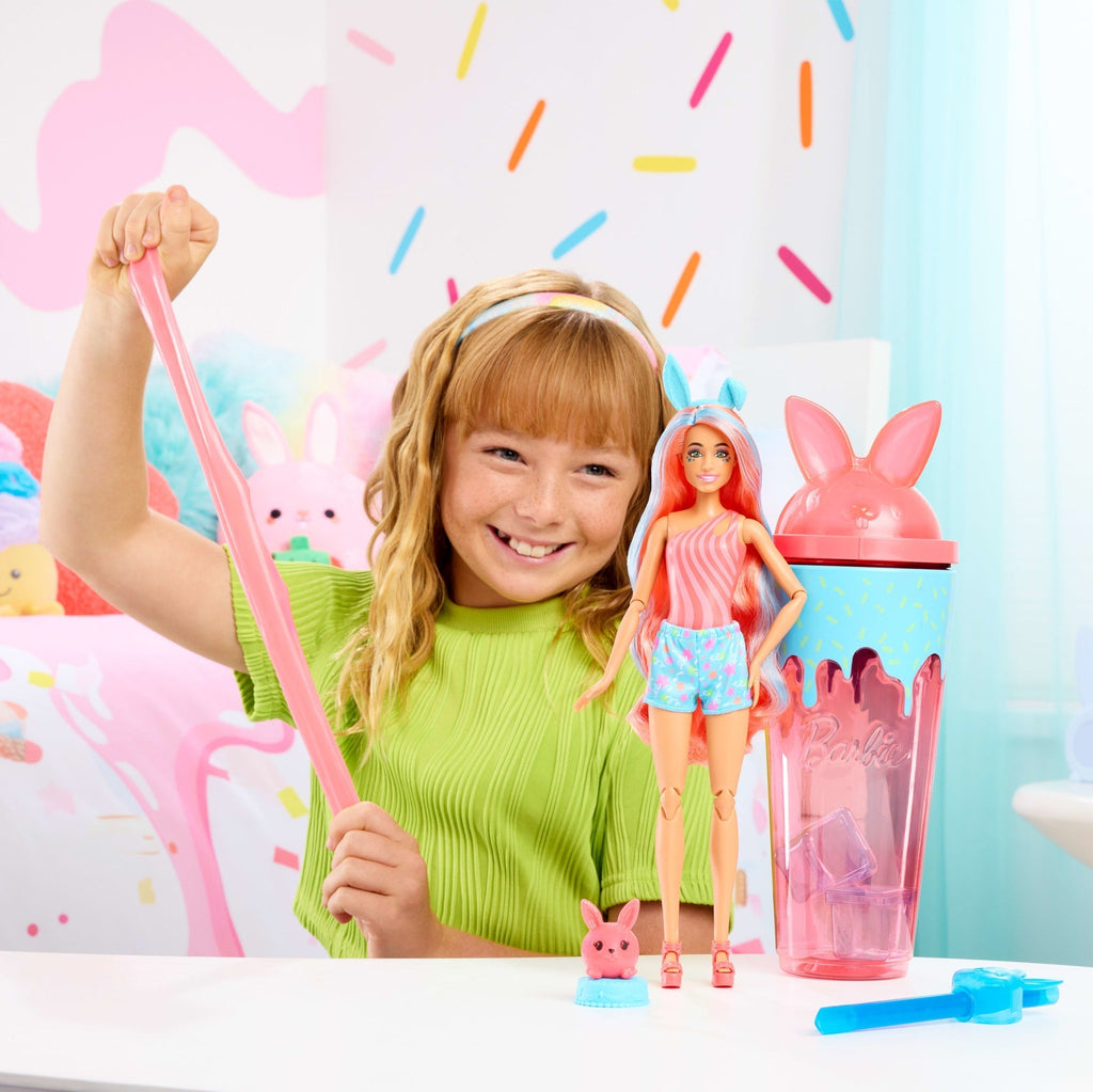 Barbie Pop Reveal Muñeca Serie de Animalitos Cerdito