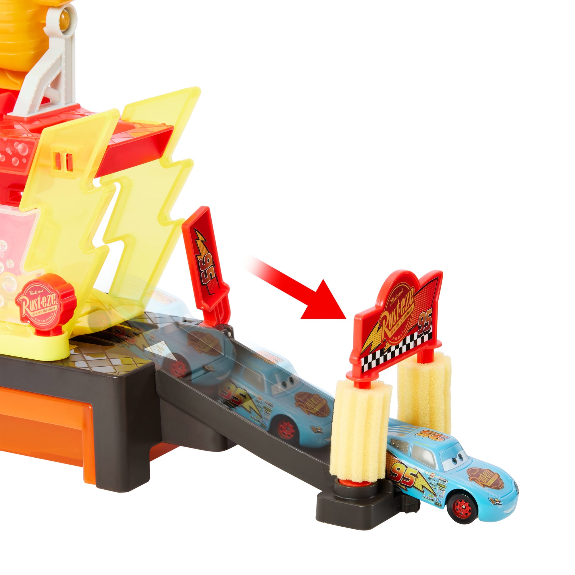 Disney/Pixar  Les Bagnoles  Cc  Lave-Auto Préparation à La Course