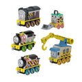Thomas & Friends Construction Crew 5-Piece Diecast Metal Toy Train & Vehicle Set