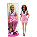 Barbie Fashionistas Doll #209 With Black Hair And A Plaid Dress
