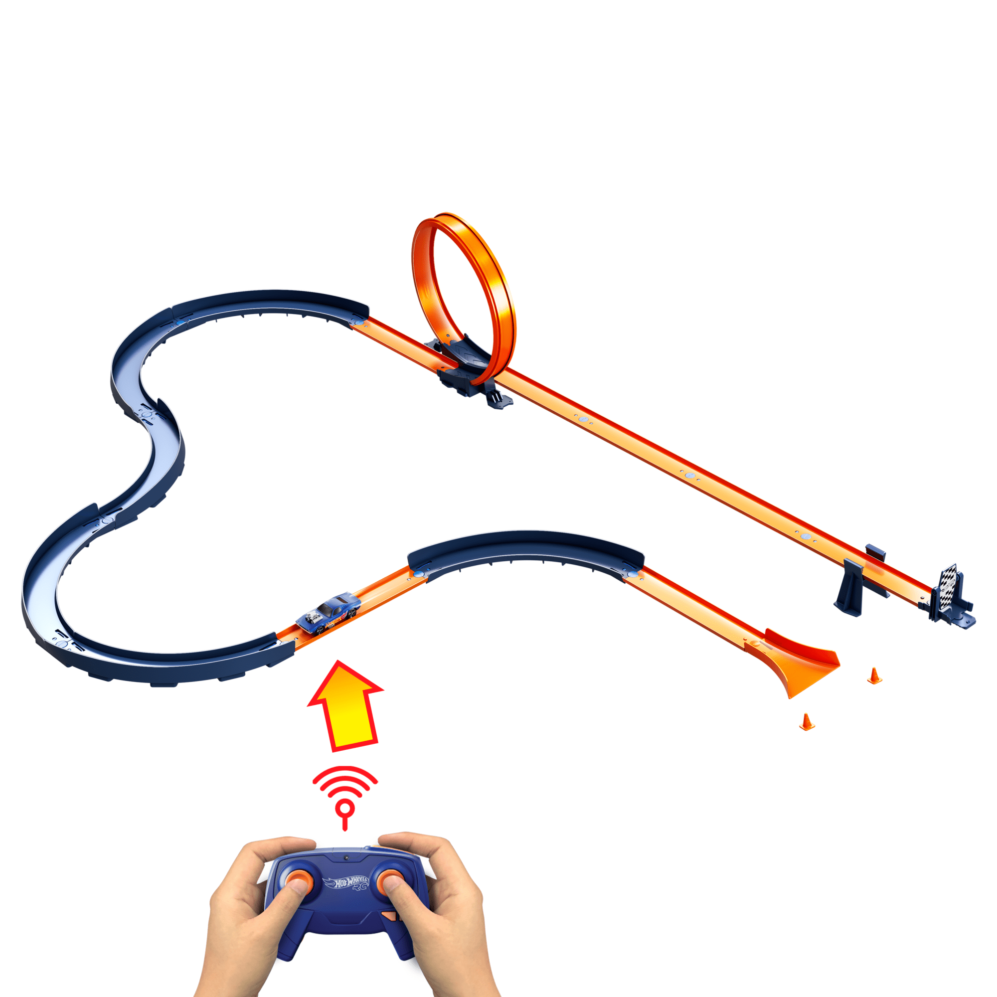 Hotwheels-Circuit Records de Vitesse-Voiture1/64 et 30Éléments