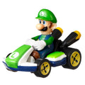 Hot Wheels Mario Kart Vehículo de Juguete Luigi Estándar Kart