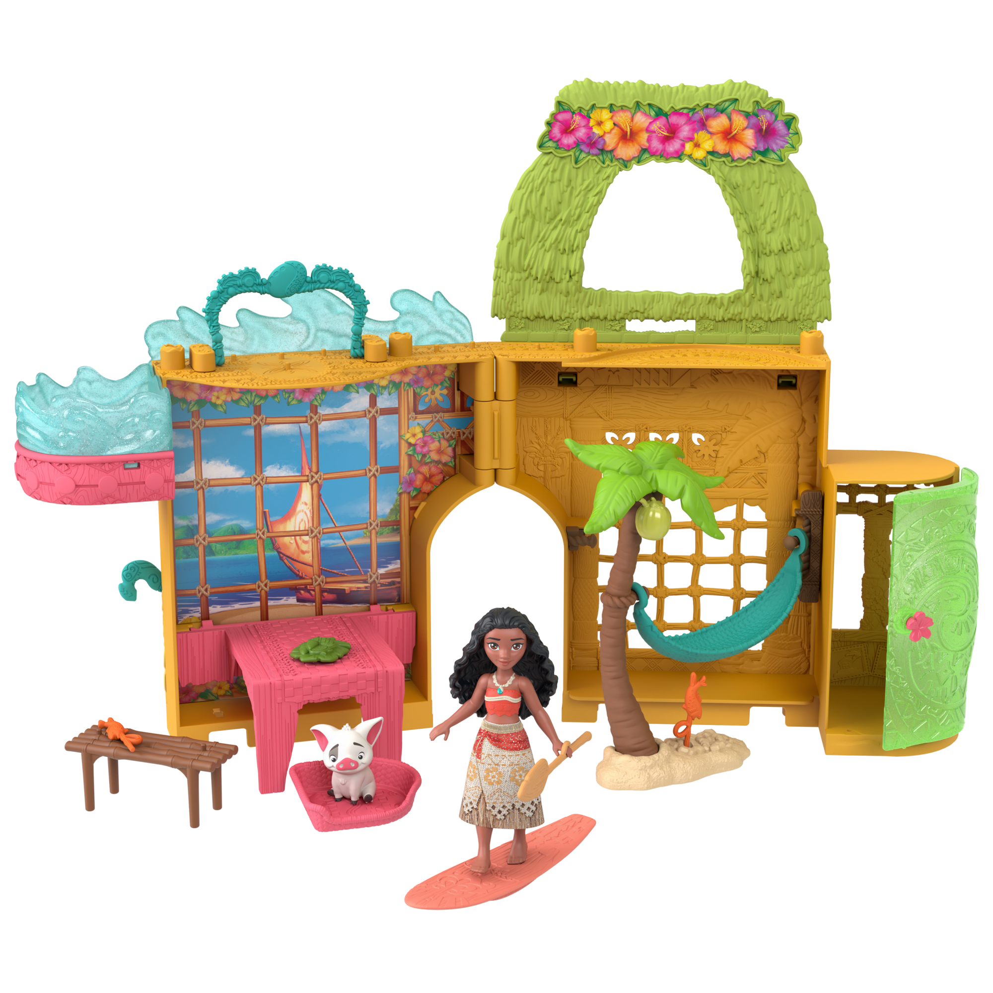 Disney Princesa Conjunto de Brinquedo Castelo Moana Empilhável