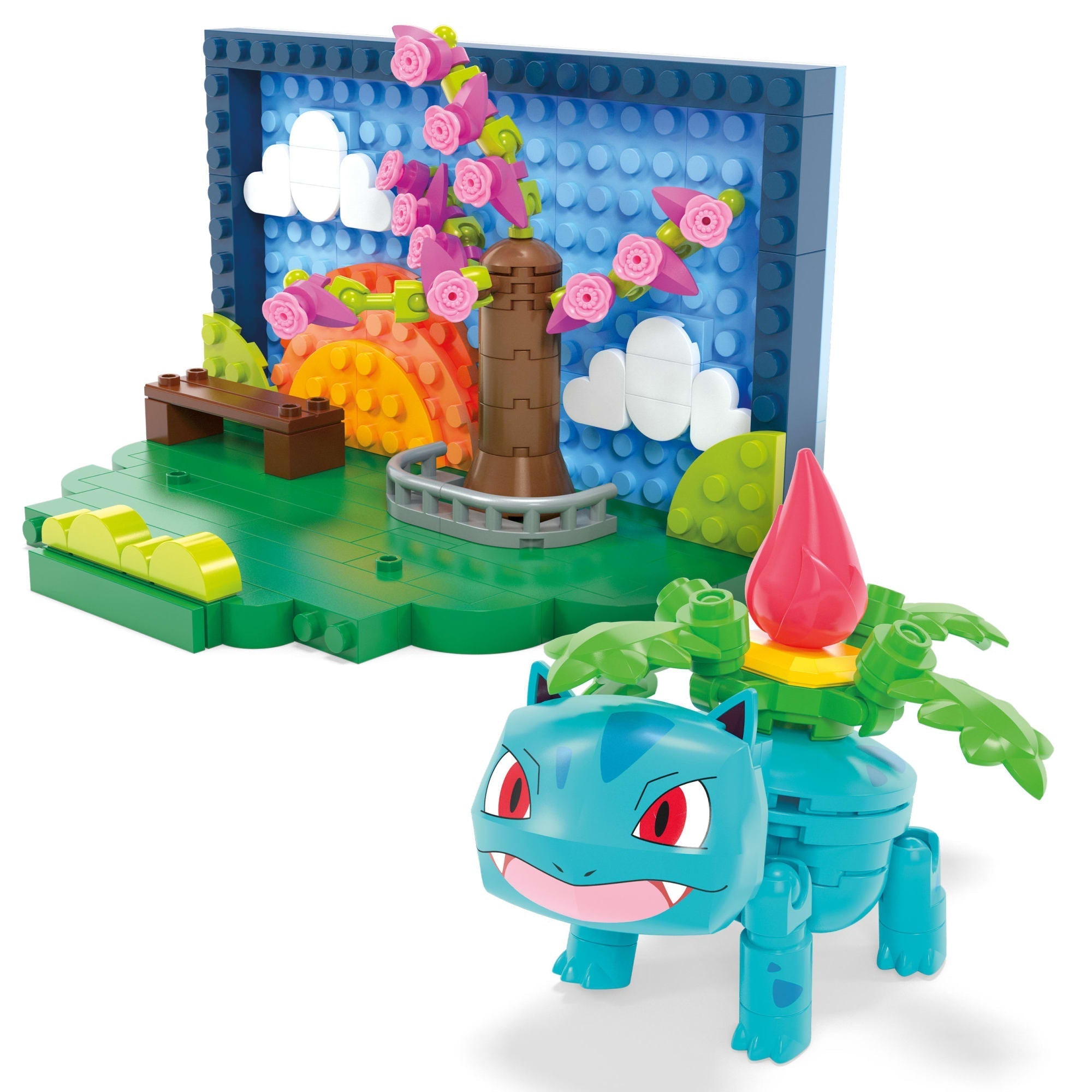 MEGA Pokémon Park Scene Building Toy Kits With 1 Action Figure (220 Pieces) For Kids