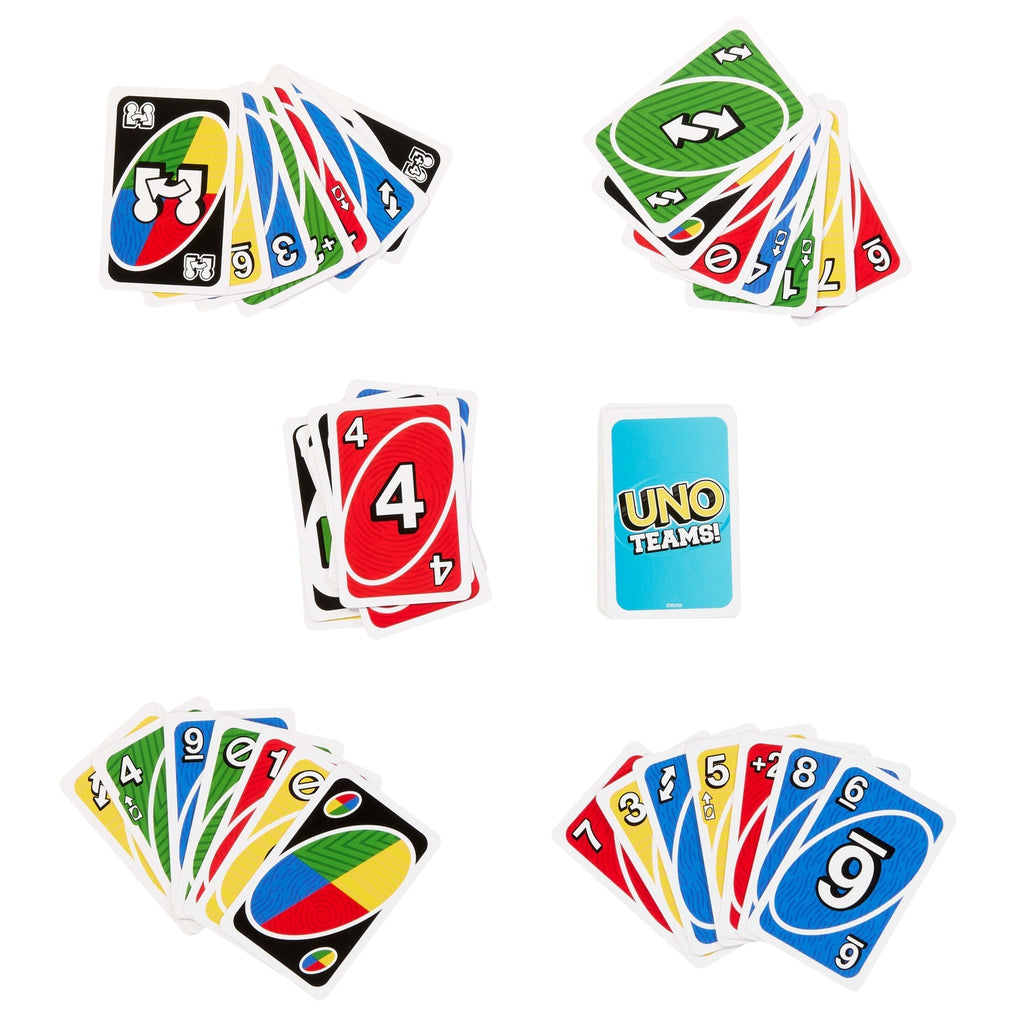 UNO Teams Card Game For Family Nights, Game Nights, Travel, Camping & Parties