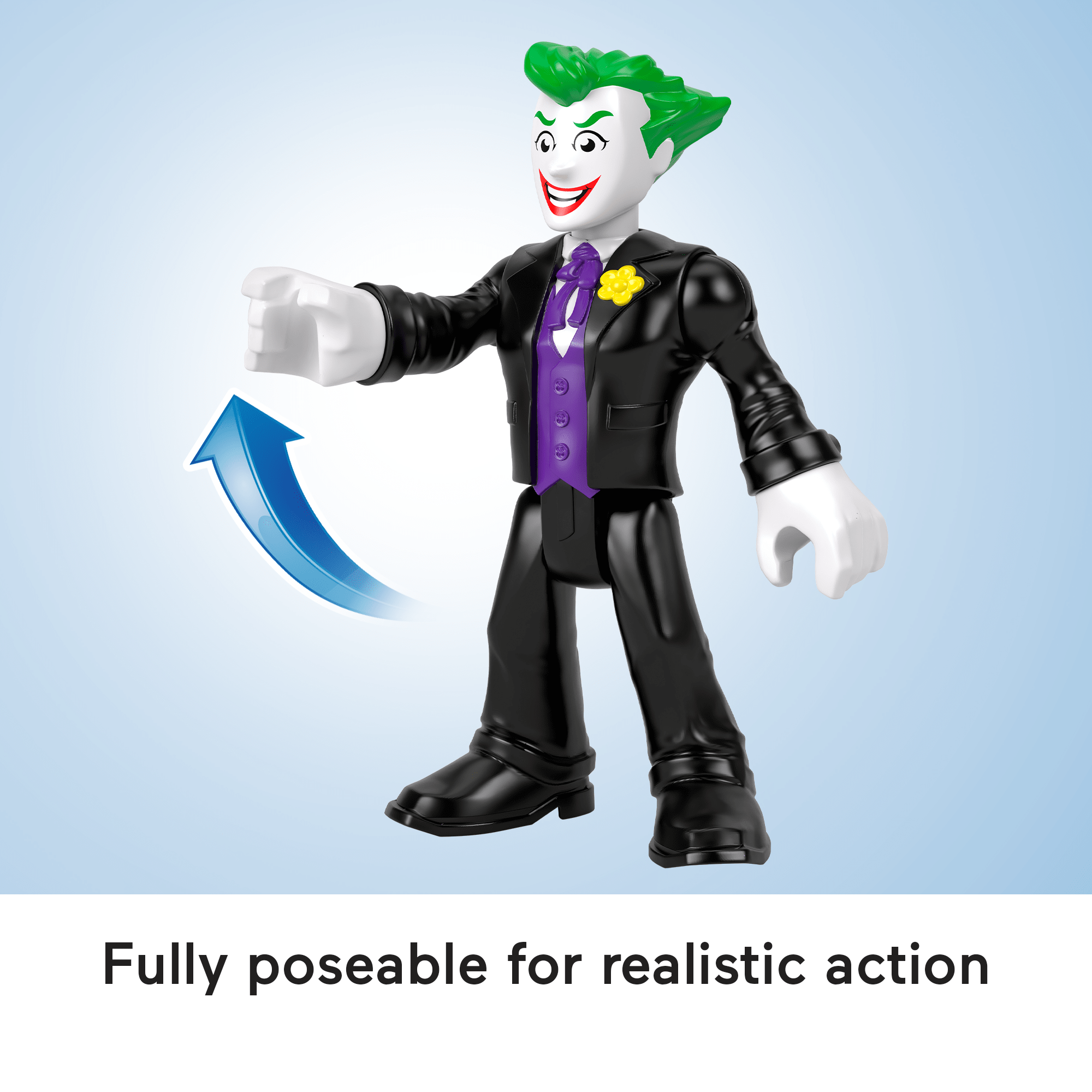 Imaginext DC Super Friends The Joker XL Figure, 10-inch Poseable Preschool Toy