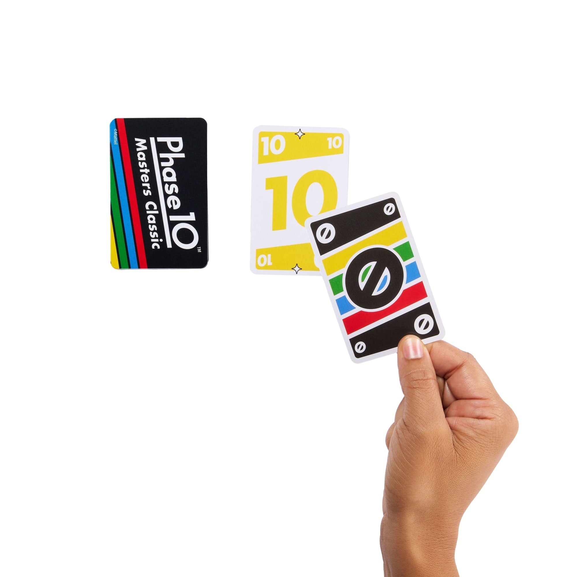 Phase 10 Masters Classic Card Game, Family Game With Rummy-Type Play For 2-6 Players