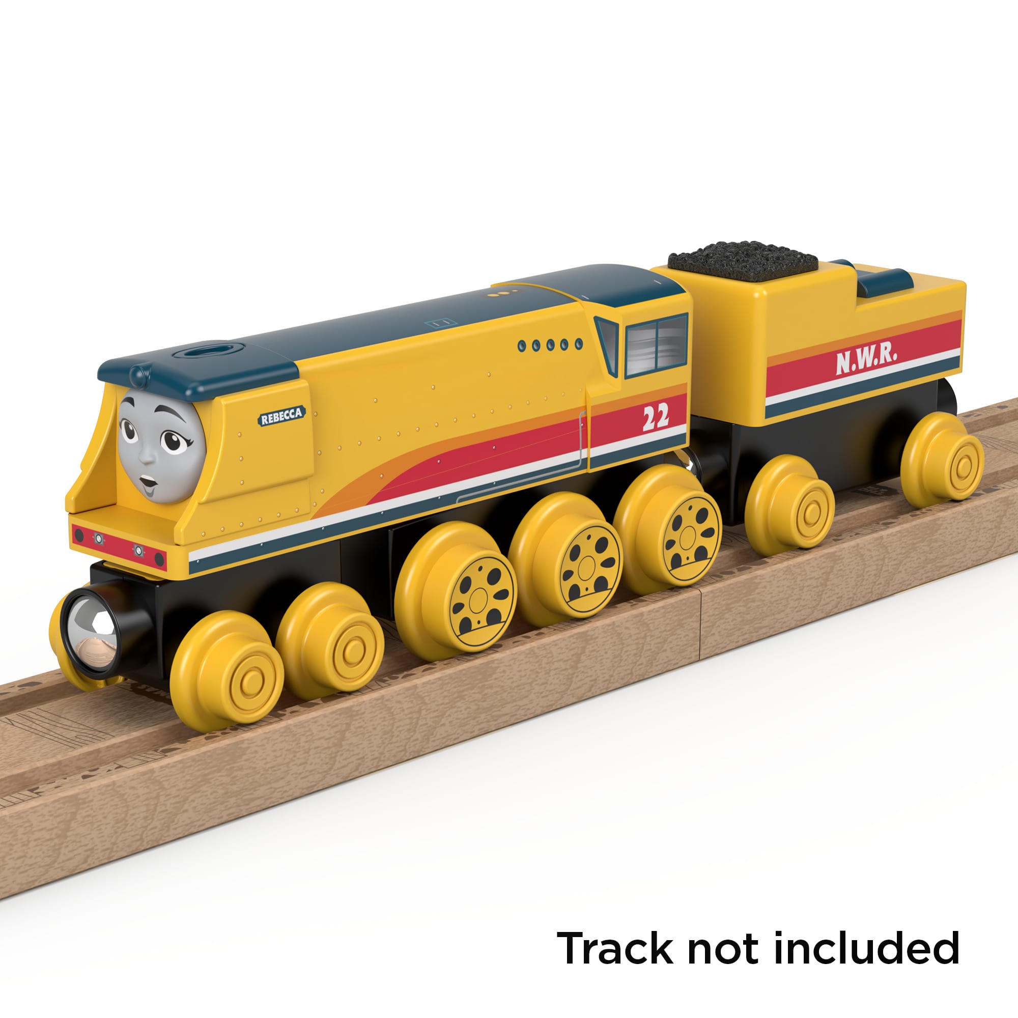 Fisher-Price Thomas & Friends Wooden Railway Rebecca Engine And Coal-Car