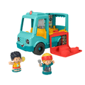 Fisher-Price Little People Serve It Up Food Truck Musical Toddler Toy Vehicle, Multilanguage Version
