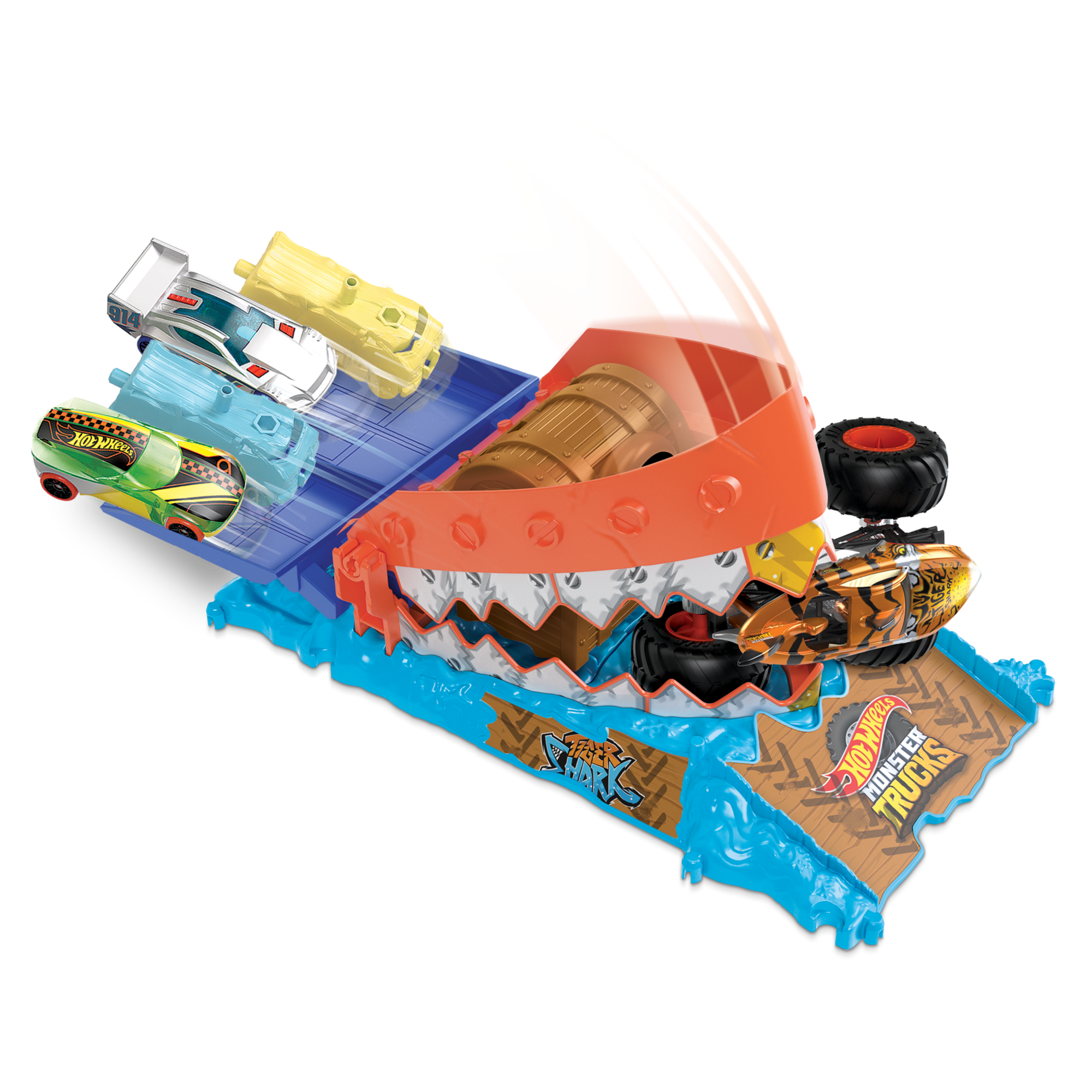 Hot Wheels-Monster Trucks Arena Smashers Défi du Croque-Trésor-Coffret