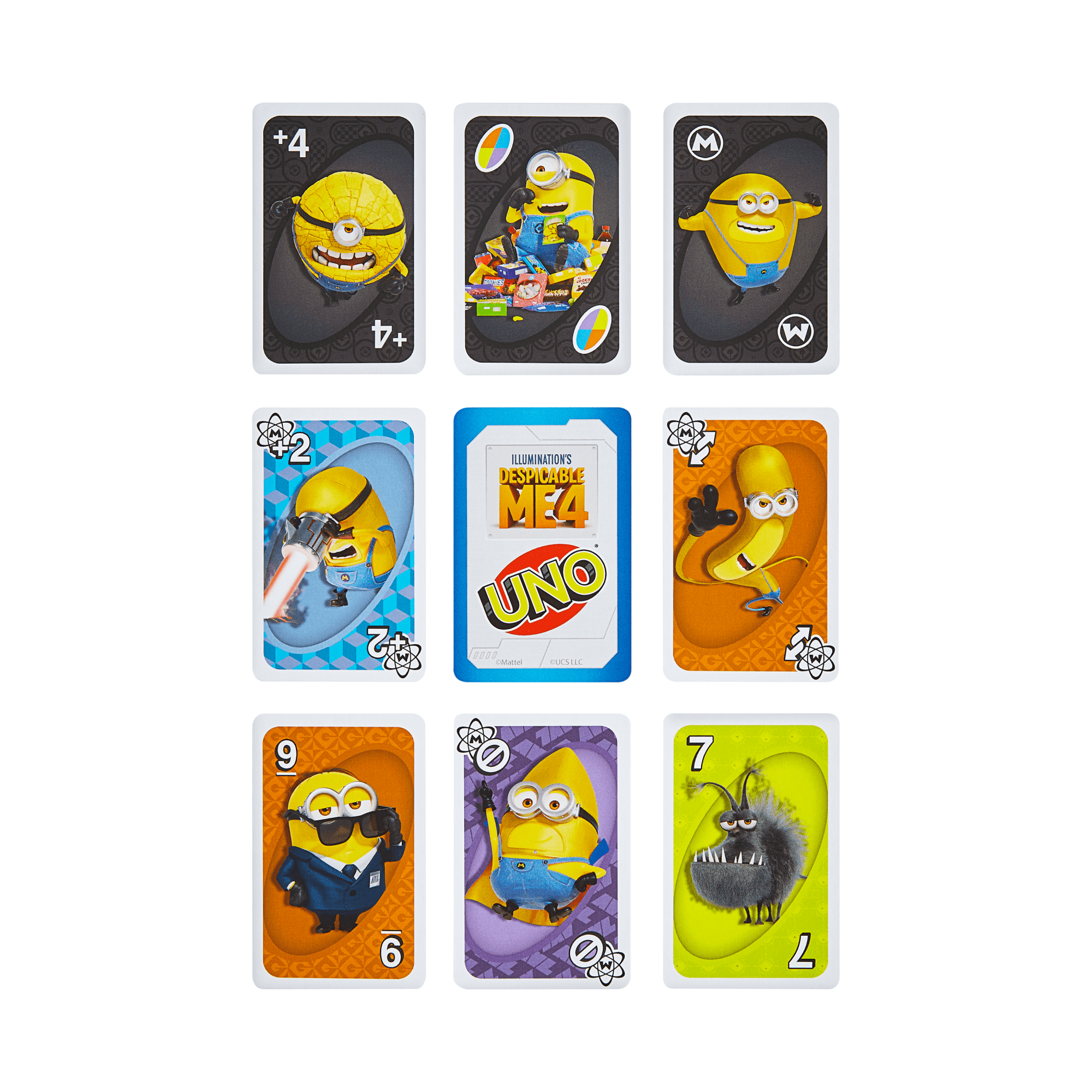 UNO Despicable Me 4 Card Game For Kids & Family Night