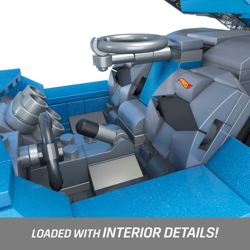 MEGA Hot Wheels Twin Mill Vehicle Building Kit (635 Pieces) For Collectors