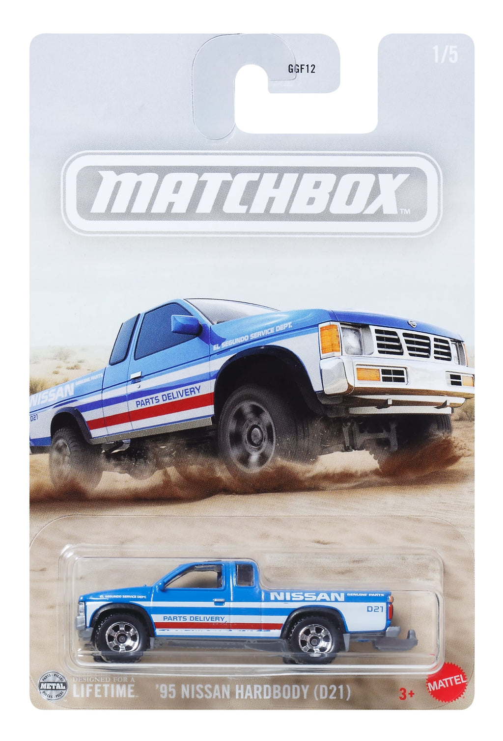 Matchbox Diecast Vehículo de Juguete Nissan Hardbody Truck