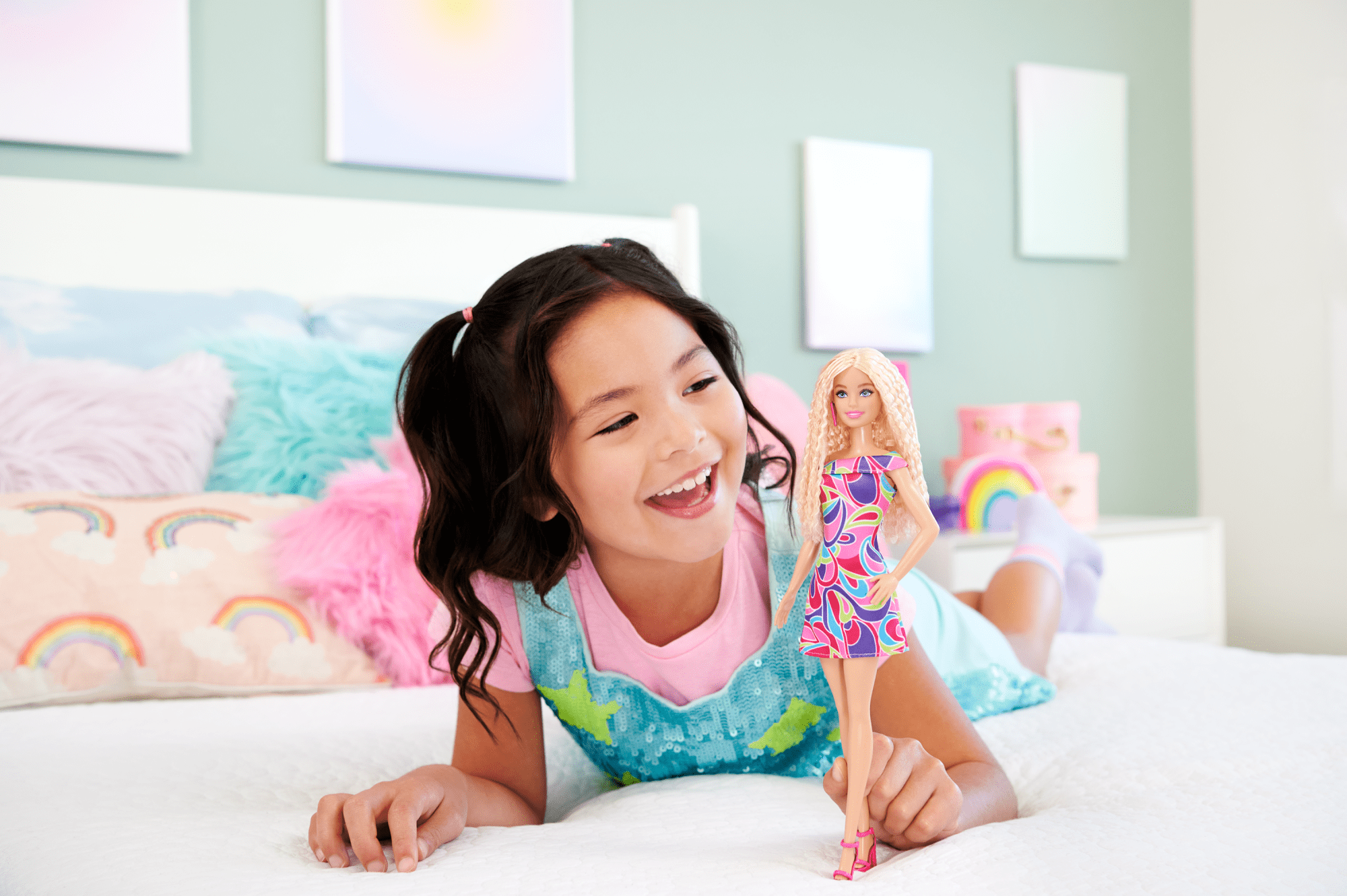 Barbie  Fashionistas  65E Anniversaire  Poupée223, Blonde, Acc.