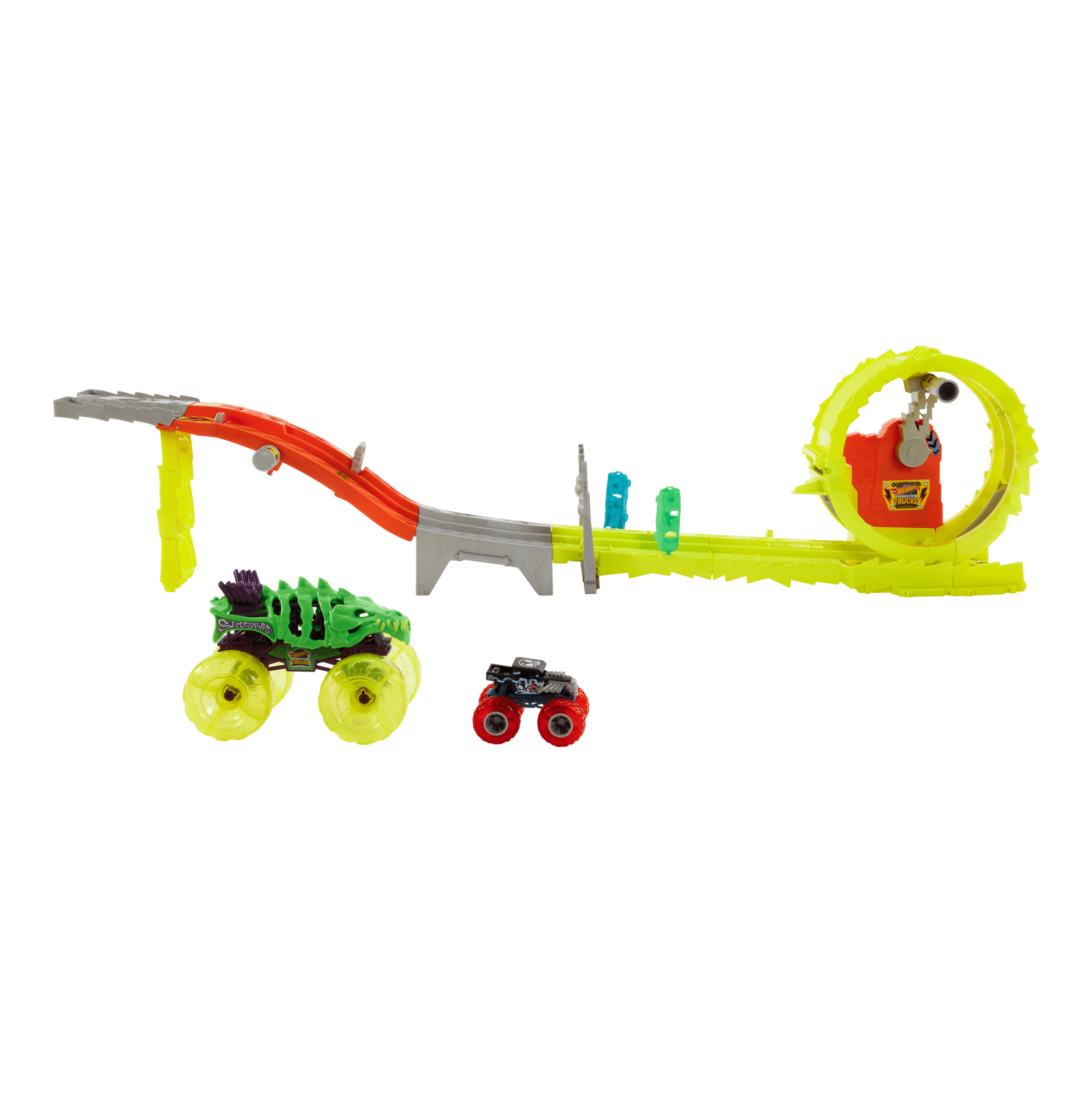 Hot Wheels Monster Trucks-Défi Course Électrifiante-Coffret