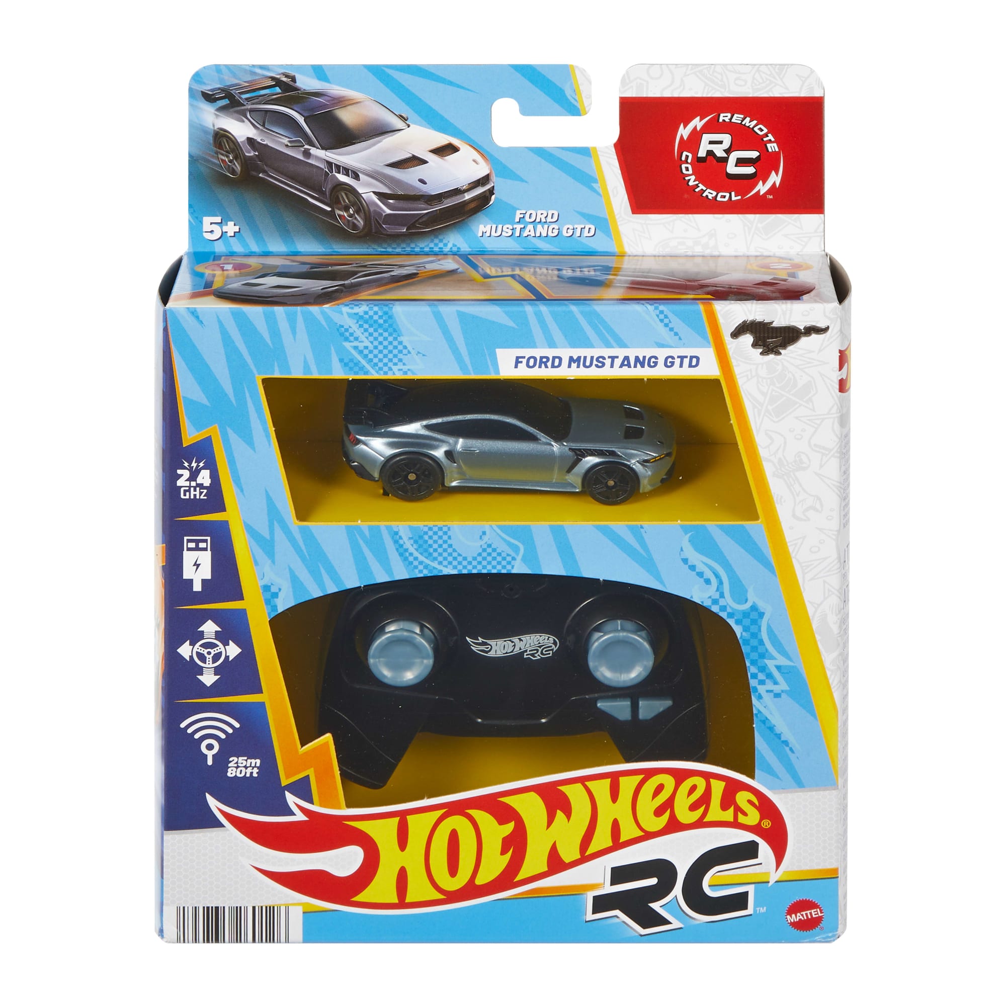 Hotwheels  Rc  Échelle1:64  Voiture  Ford Mustang Gtd
