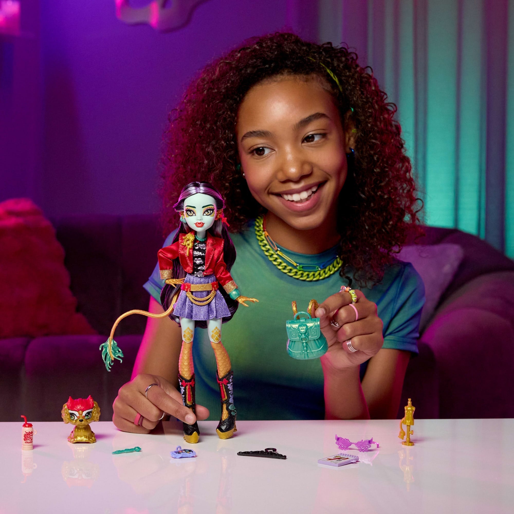 Monster High Boneca Jinafire Long